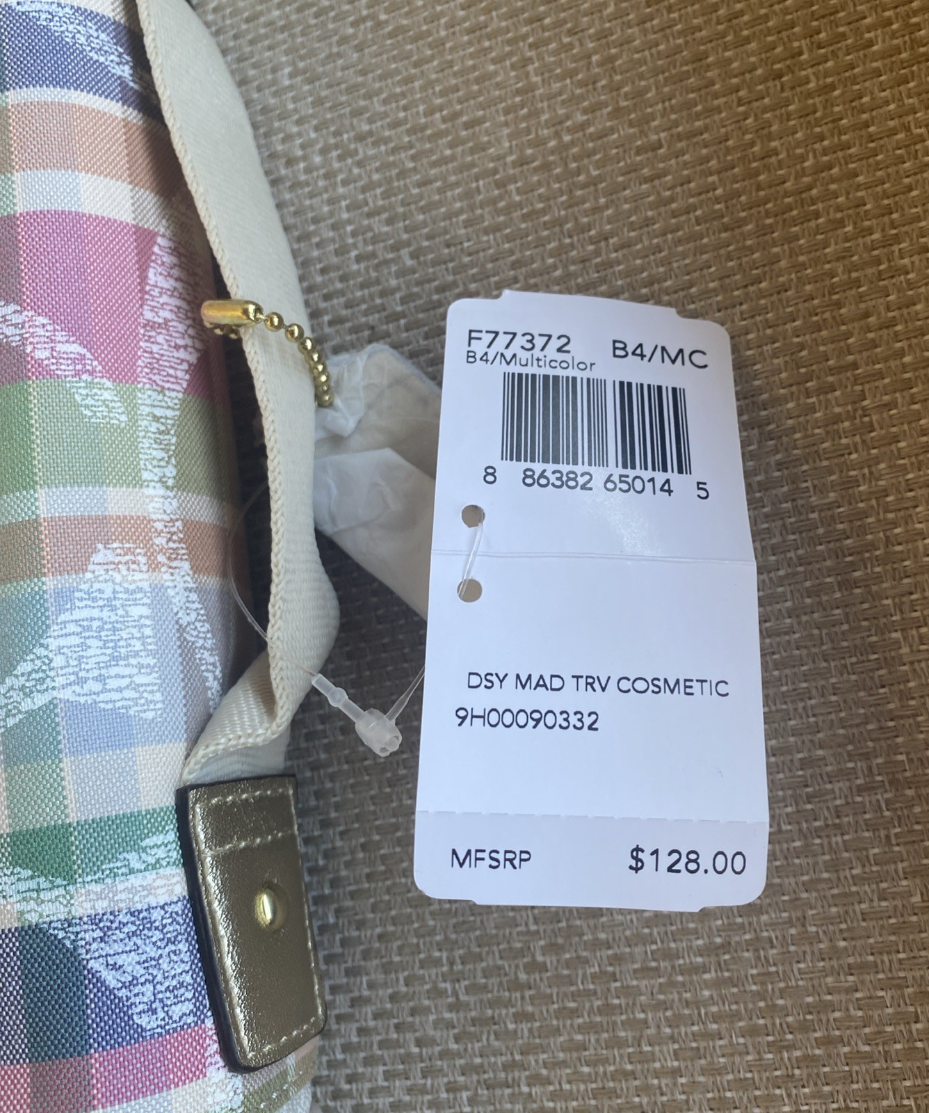 Coach Signature Fabric Travel Bag F77372