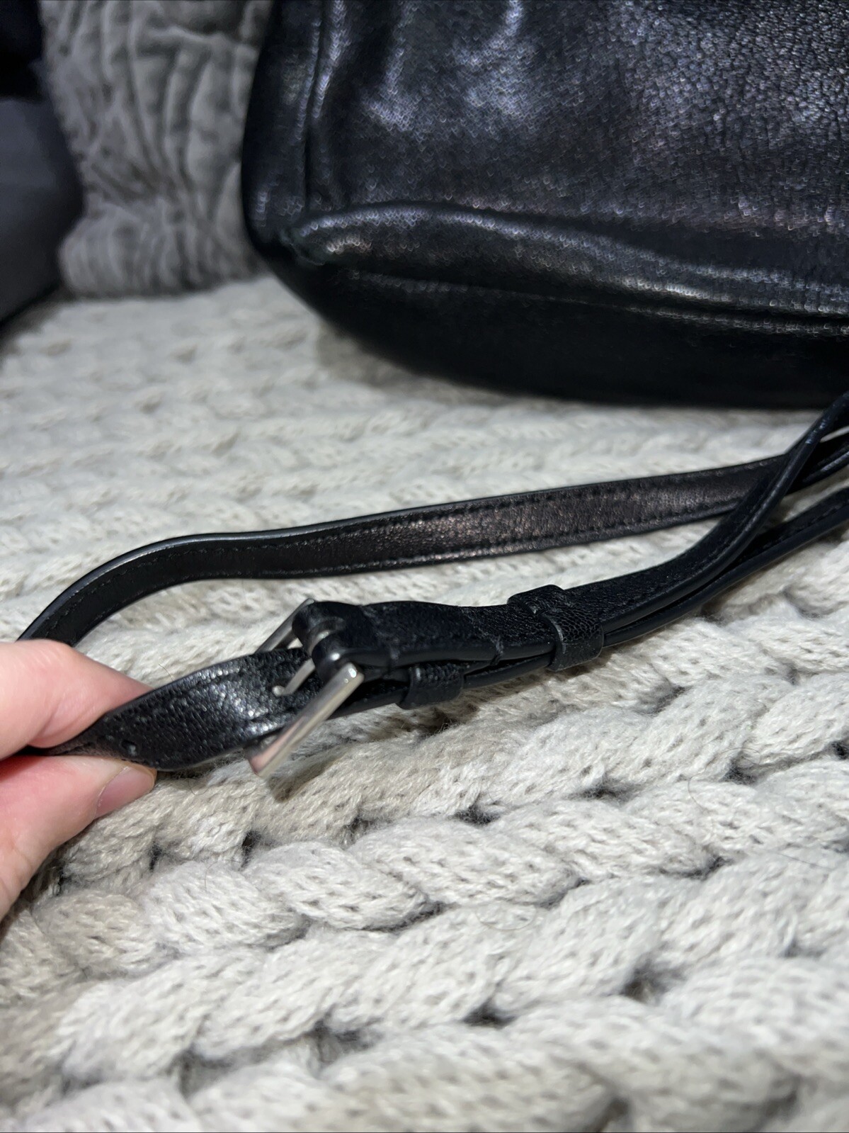 Authentic YSL Lou Camera Bag Black