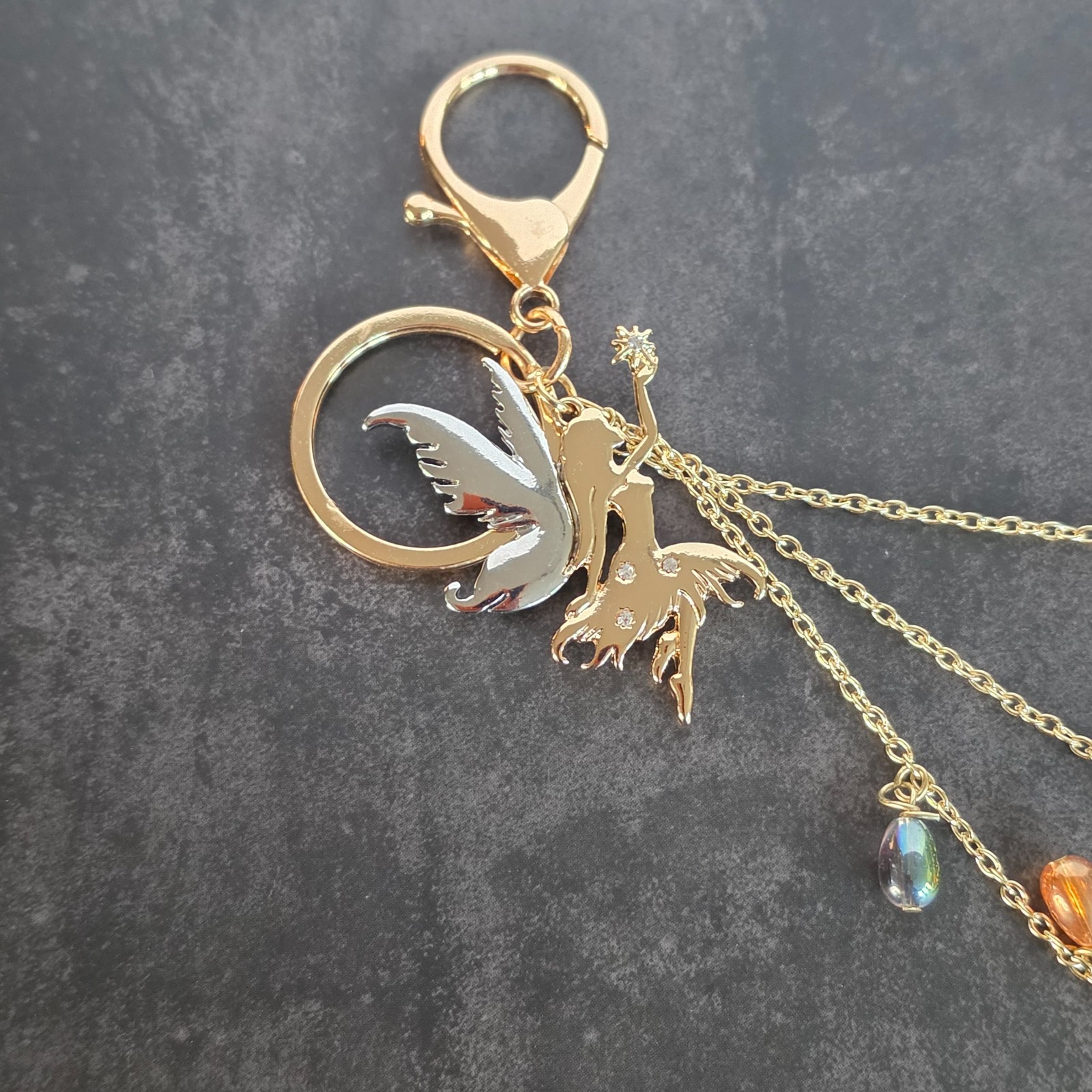 Fairy Purse Chain/Charm, Bag Charm, Keychain, Wristlet/Belt Chain