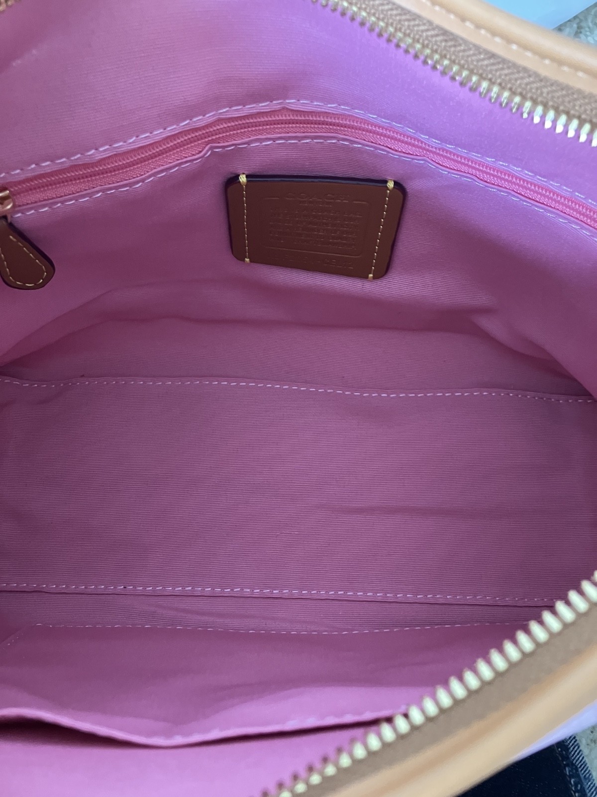 Coach Laurel Shoulder Bag In Signature Canvas With Charms CEL12 Powder Pink