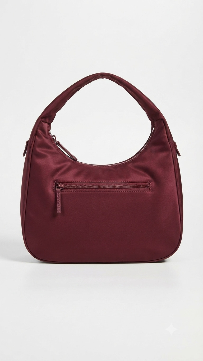 lululemon burgundy city essential shoulder bag