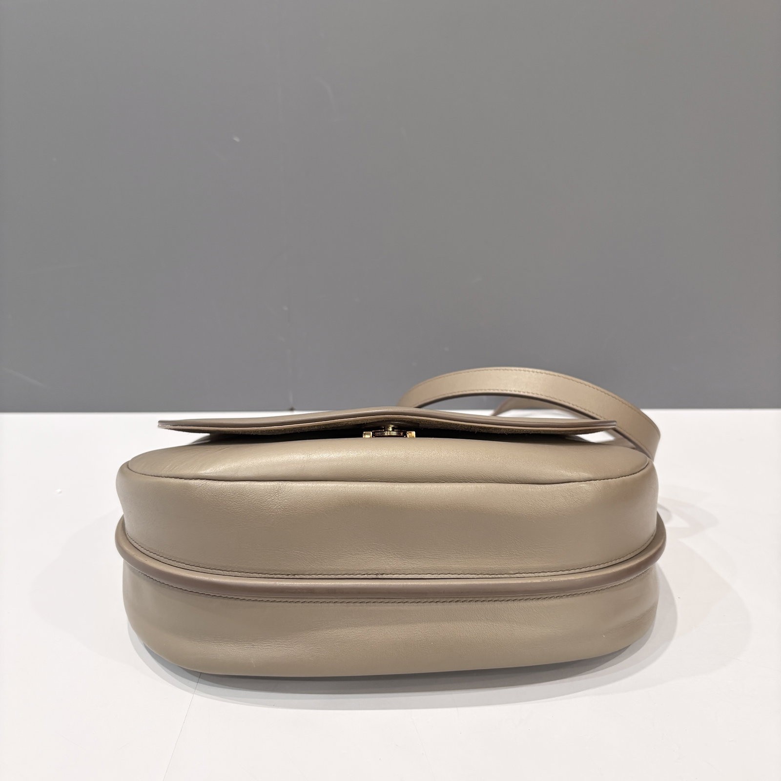 Celine Saddle Bag Grey Smooth Calfskin (ws012626e6)