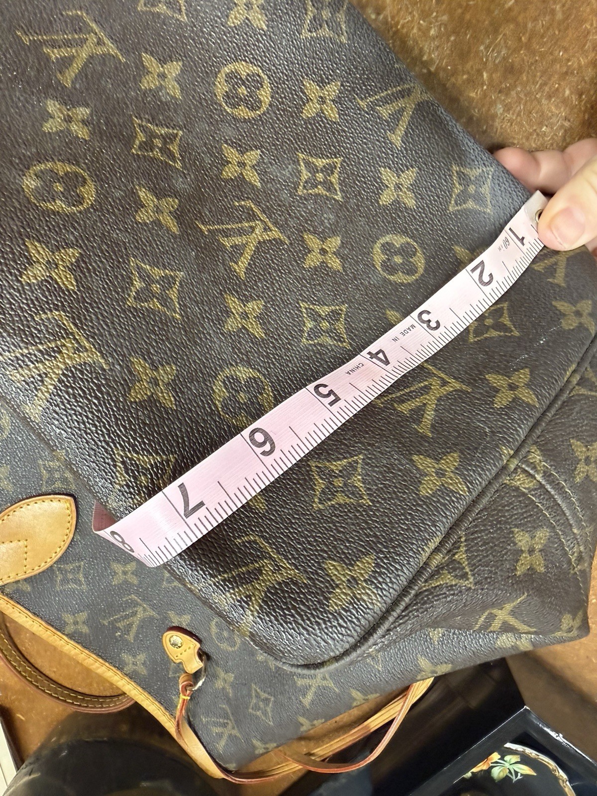 Louis Vuitton Neverfull Tote GM Brown Canvas Monogram FD1122