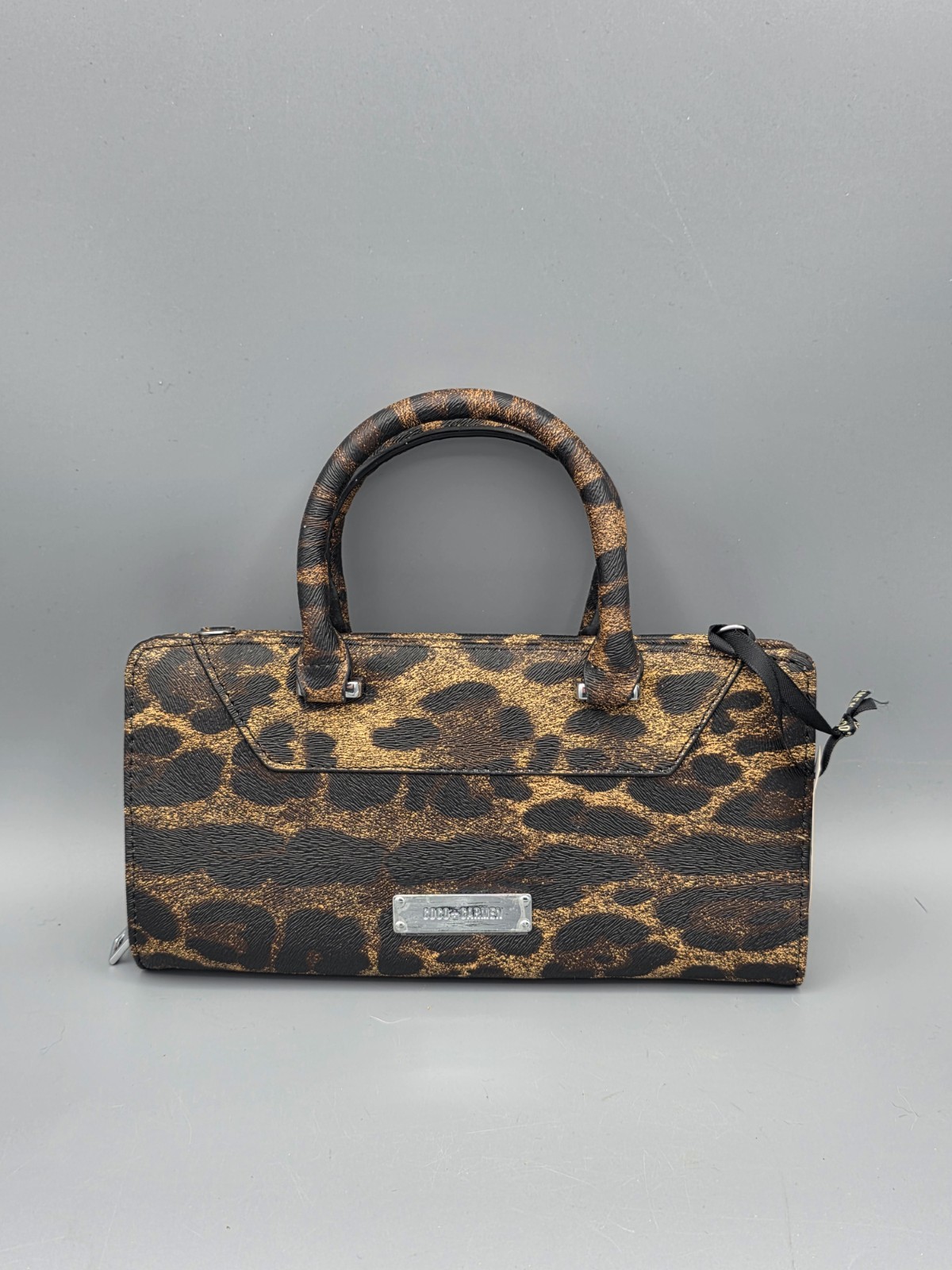 ​Coco + Carmen Animal Print Wallet Crossbody Bag Convertible Satchel 8.5″