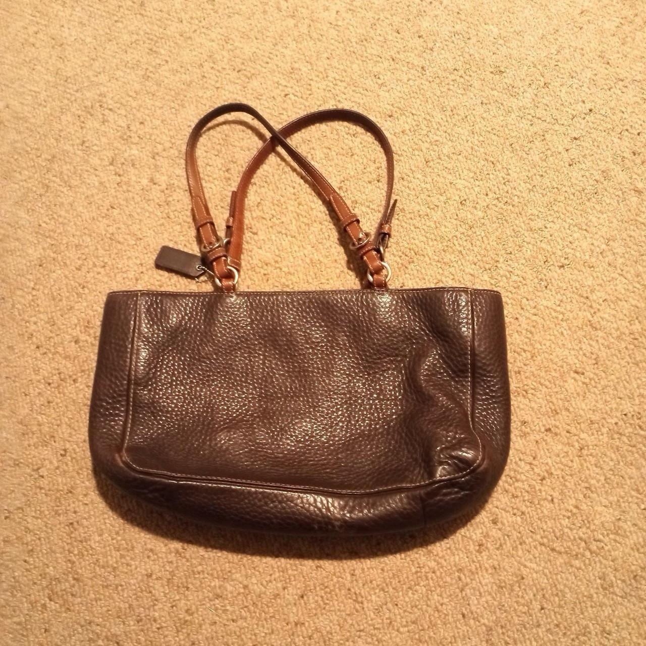 Vintage Coach Chelsea East/West F10892 Pink Pebbled Leather Shoulder Tote