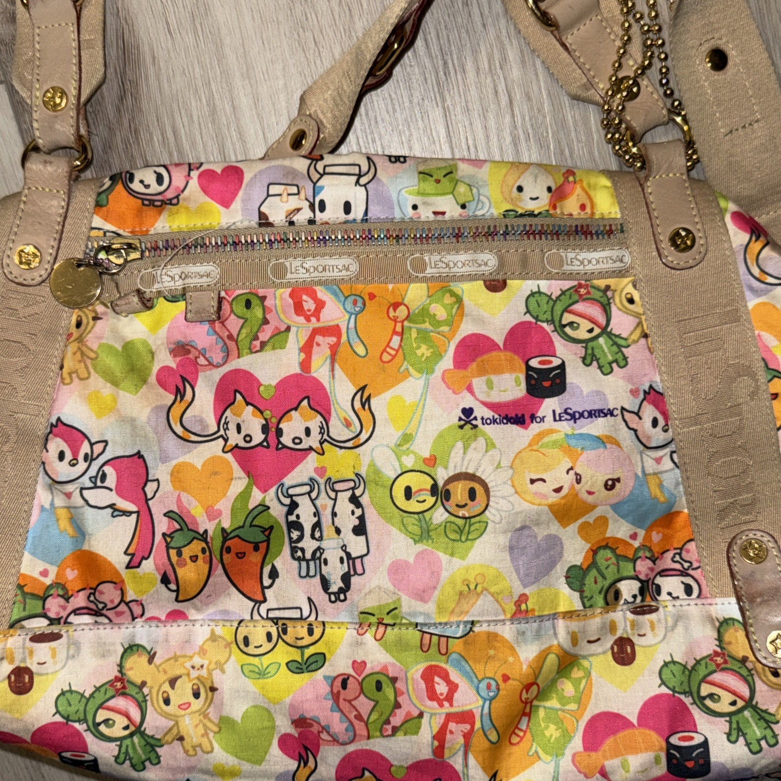 LeSportsac Tokidoki Collaboration Shoulder Bag 39×20×15cm fashion goods women