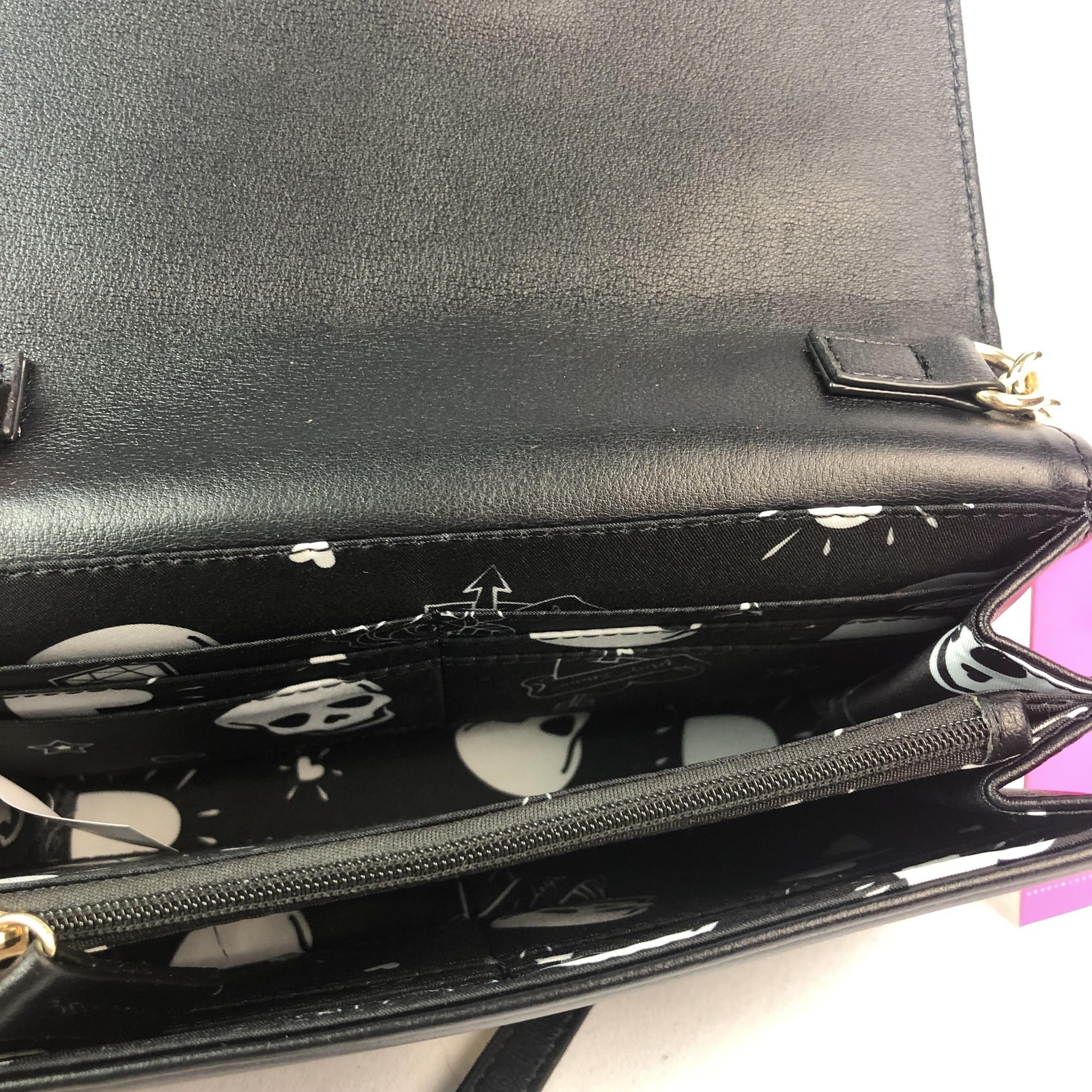 Betsey Johnson Crossbody Bag Womens Black Gem Stud XOSYBIL-GEMS Purse NWT READ