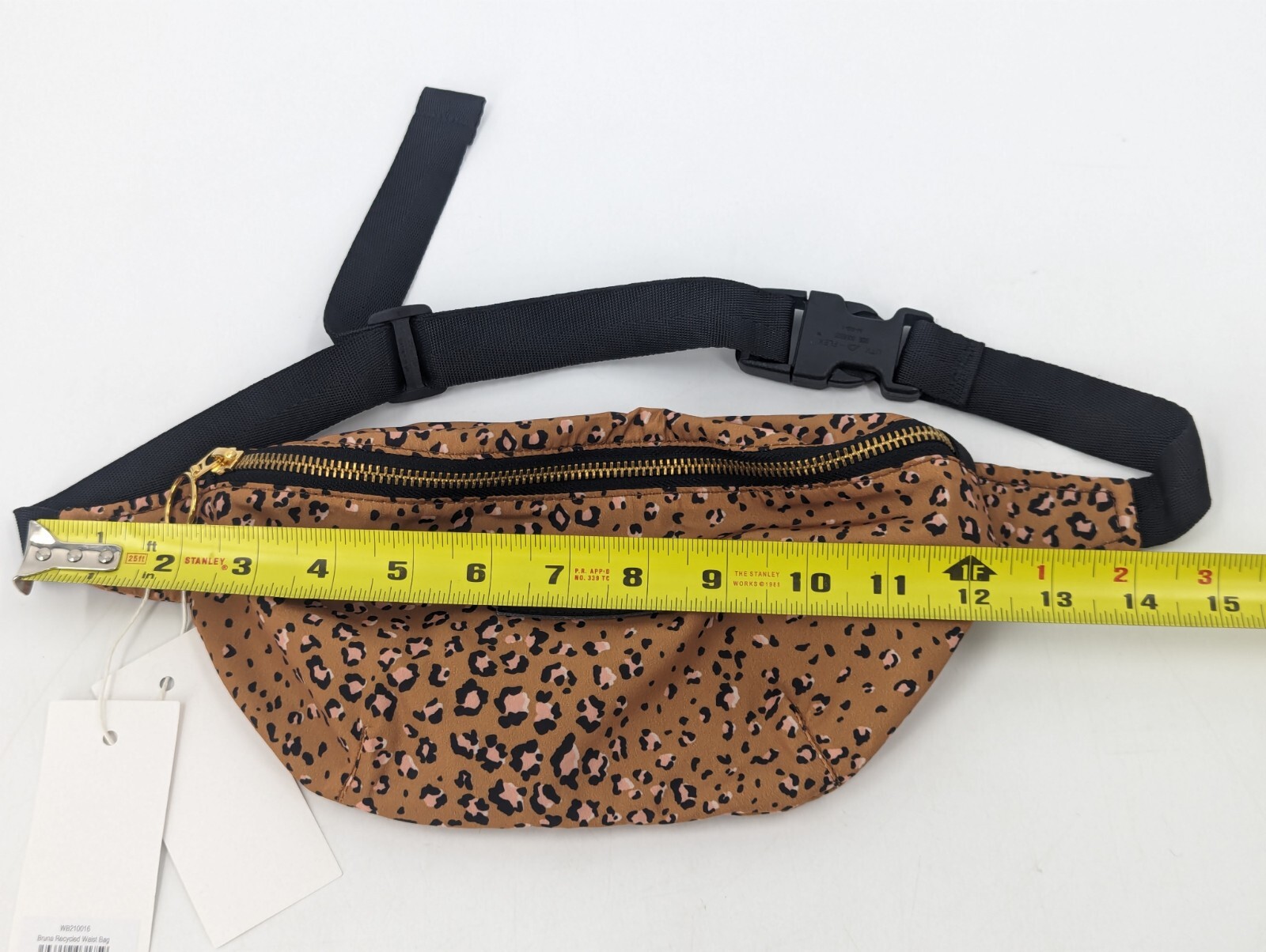 WOUF Leopard Recycled Polyester Waist Hip Belly Belt (or Shoulder) Fanny Pack