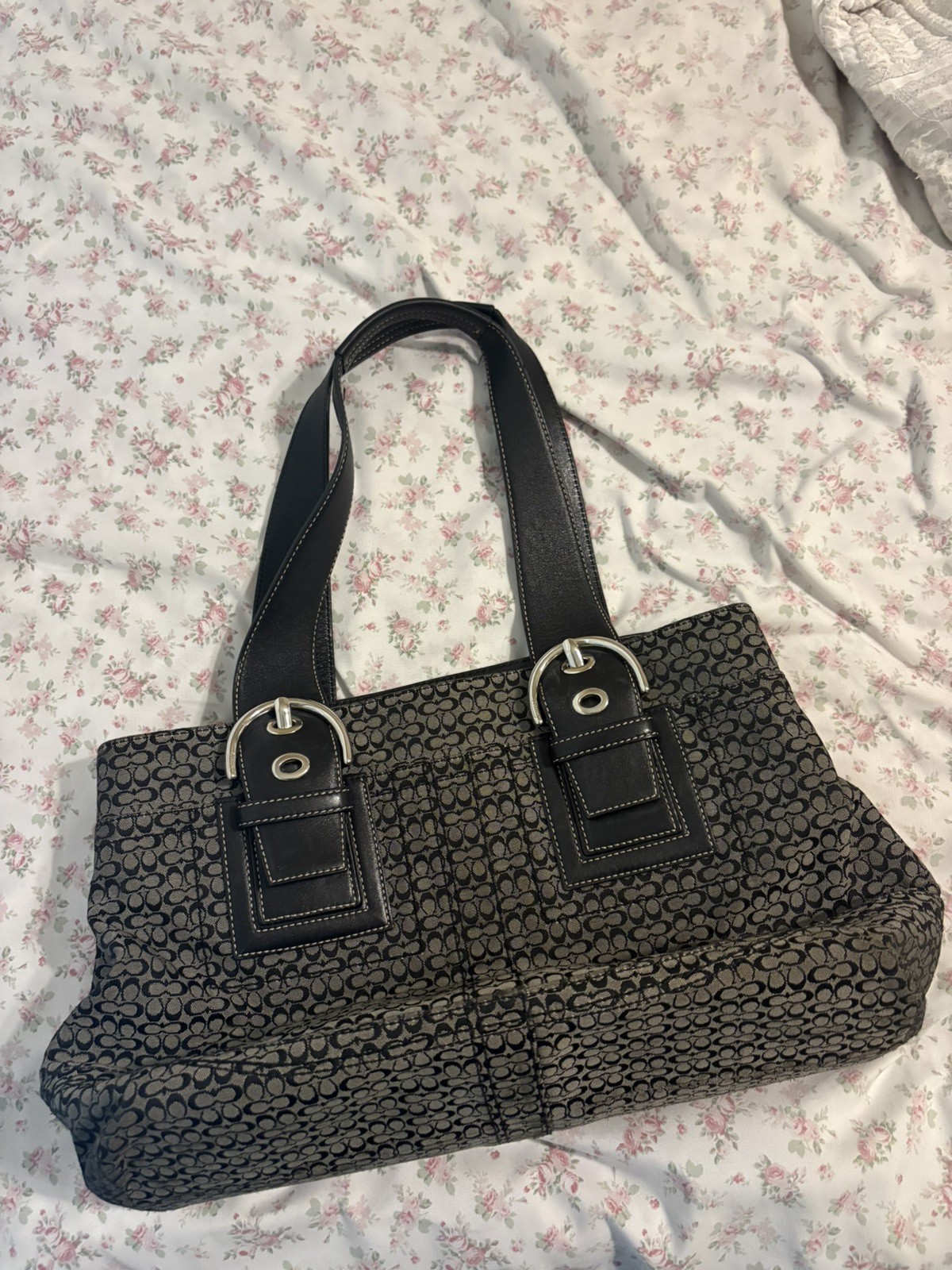 Coach Bag F12311 Gray/black