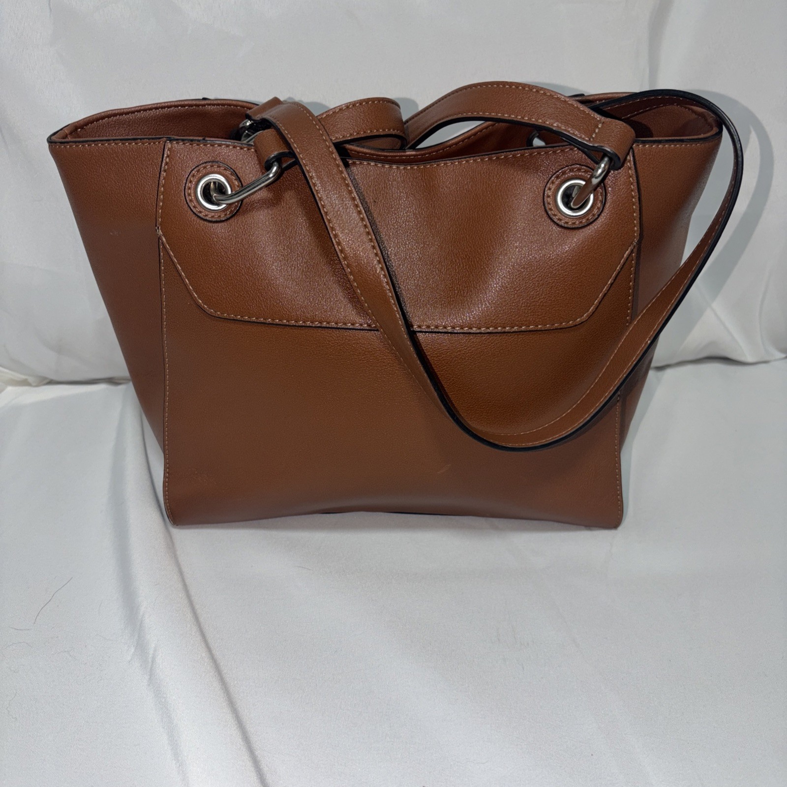 Chaps Leather Purse Bourbon Brand New With Tags