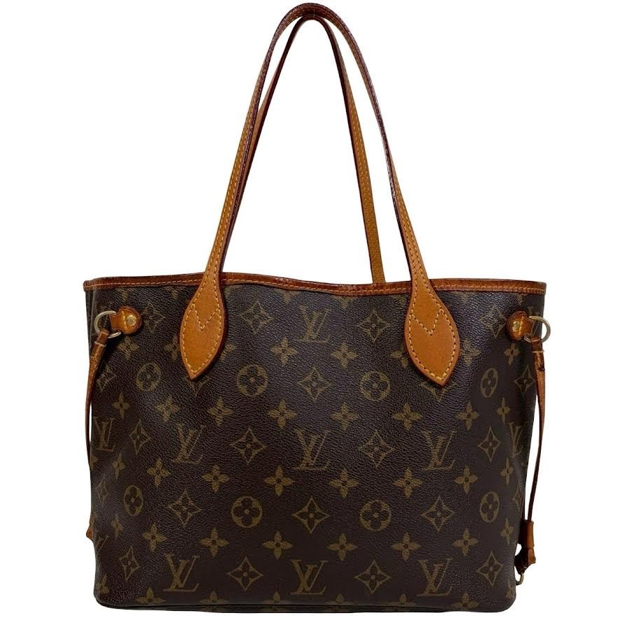 Auth Louis Vuitton Neverfull PM Tote Bag Monogram Canvas LV