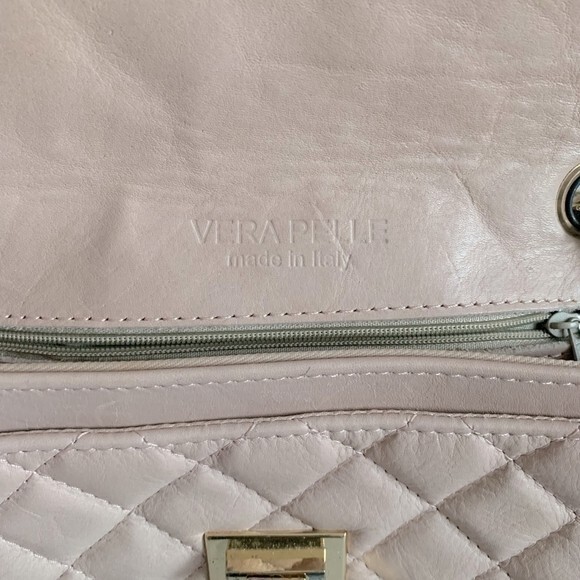 Chiaroscuro Charlotte Pale Pink Leather Shoulder Bag Crossbody Tote Women’s G+