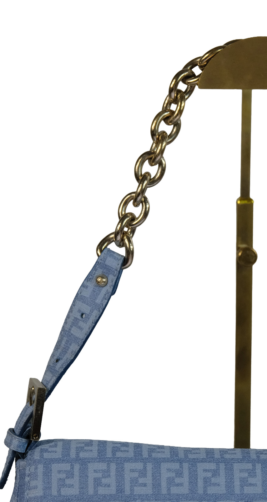 Fendi Blue Mamma Baguette