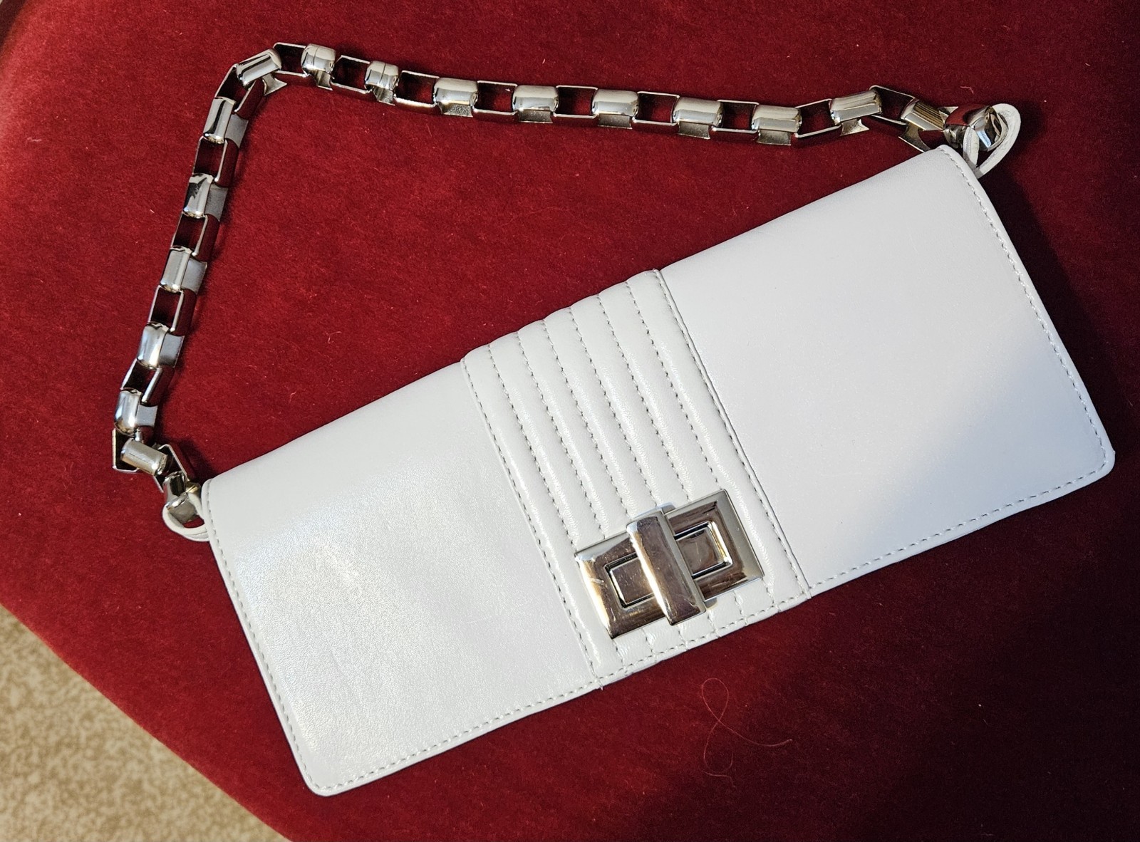 Kooba White Leather Shoulder Bag NWOT