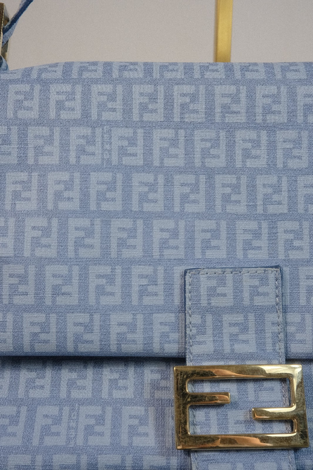 Fendi Blue Mamma Baguette