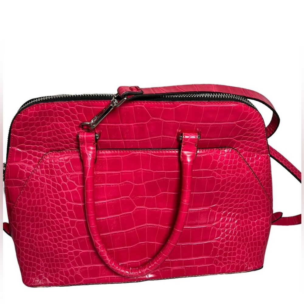 Zara 13in X 9in X 6in Pink Handbag