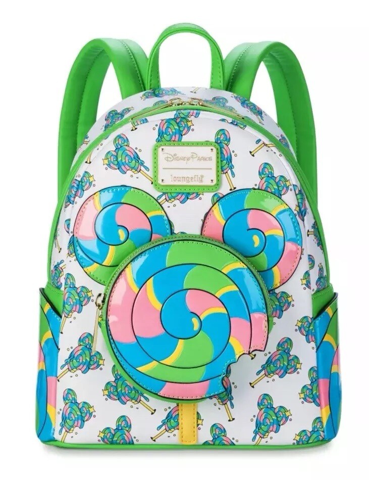 NWT Loungefly Disney Mickey Mouse Eats Lollipop Mini Backpack