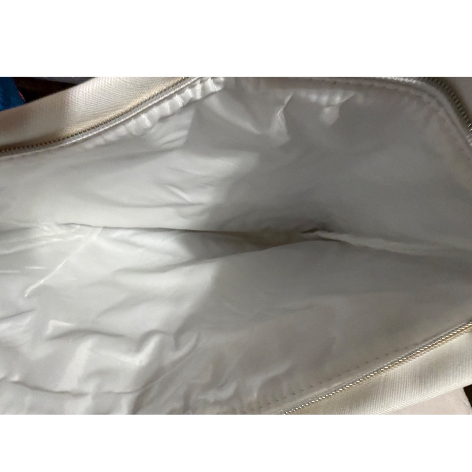 Jimmy Choo Parfums Cream and Gold Glitter Tote Bag Shoulder Bag Cream Gold