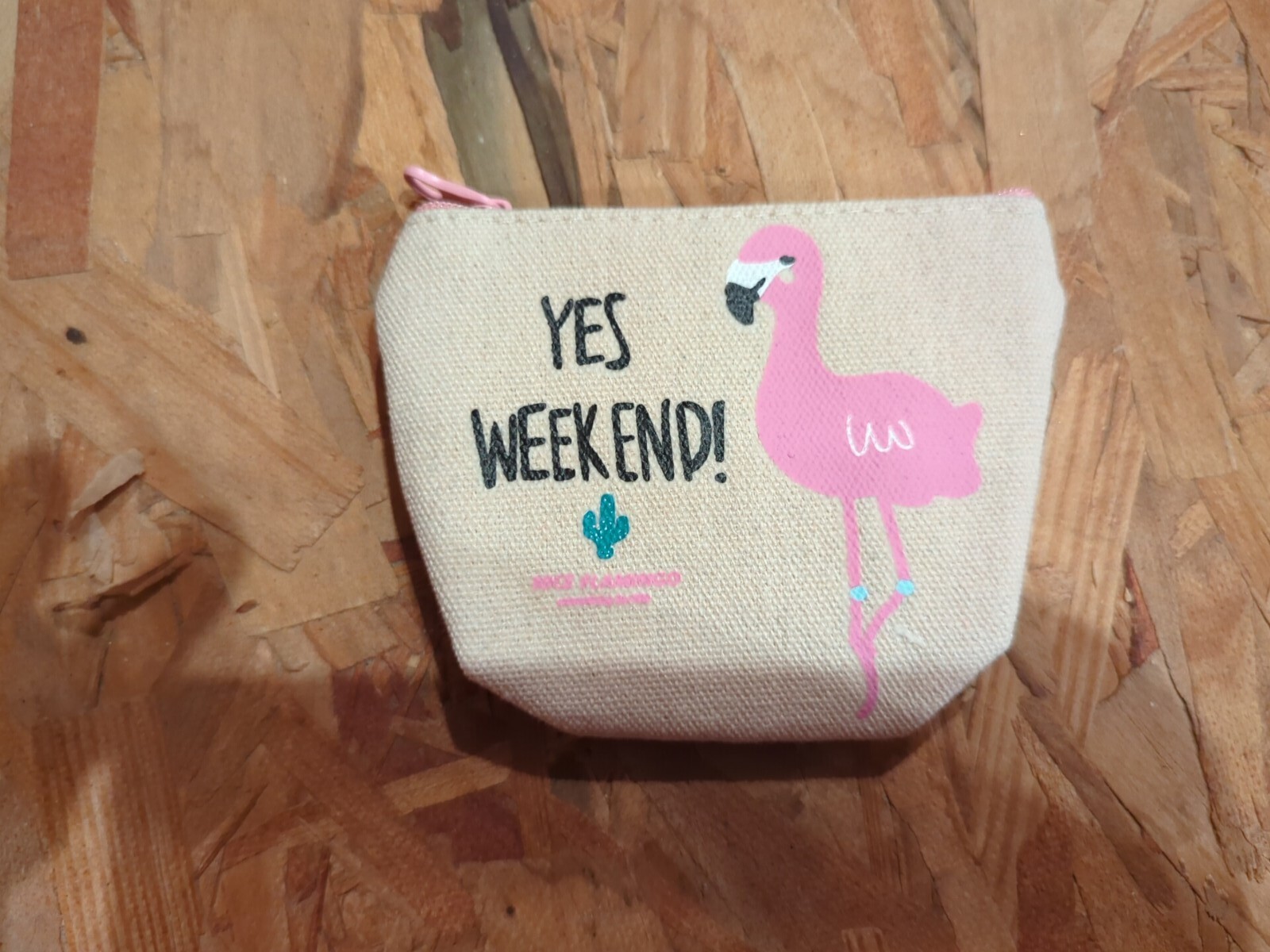 Yes Weekend Cute Flamingo Coin Purse