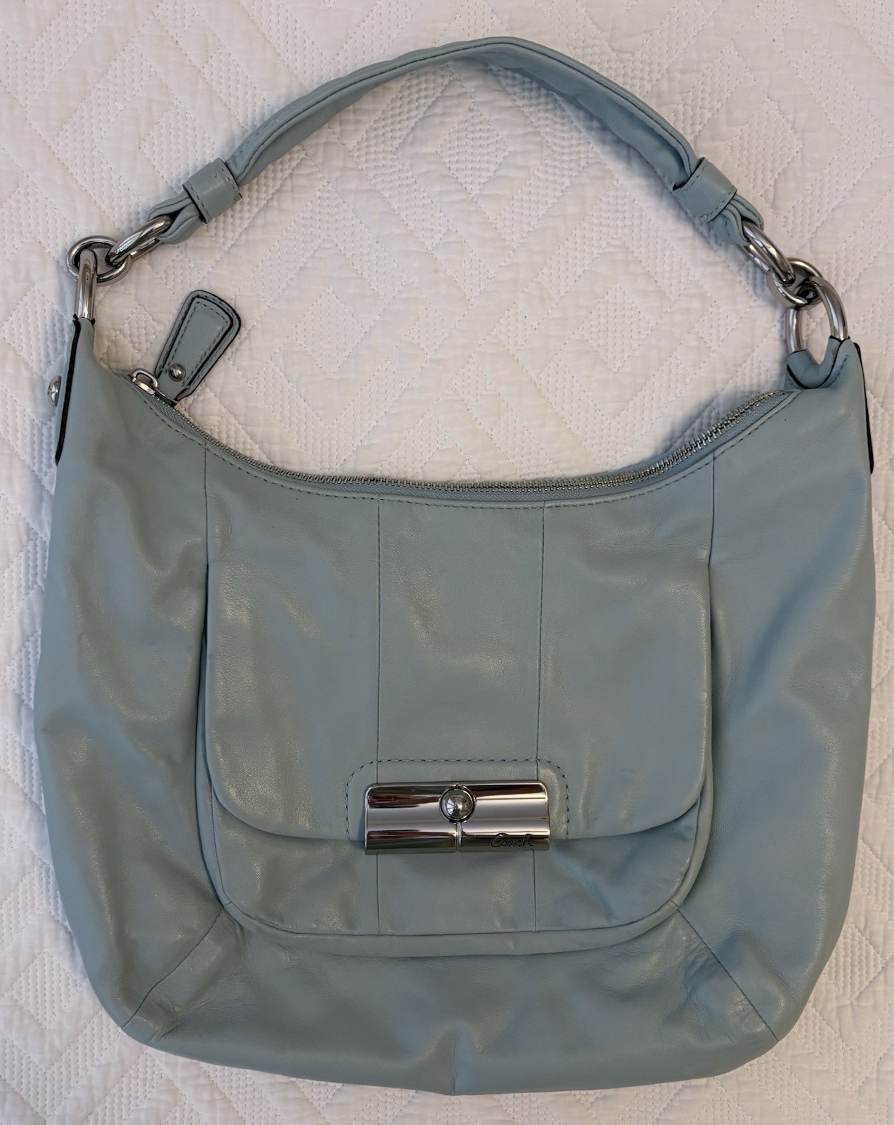 Coach Kristin Leather Hobo Bag | Style No. 16808 | Light Blue