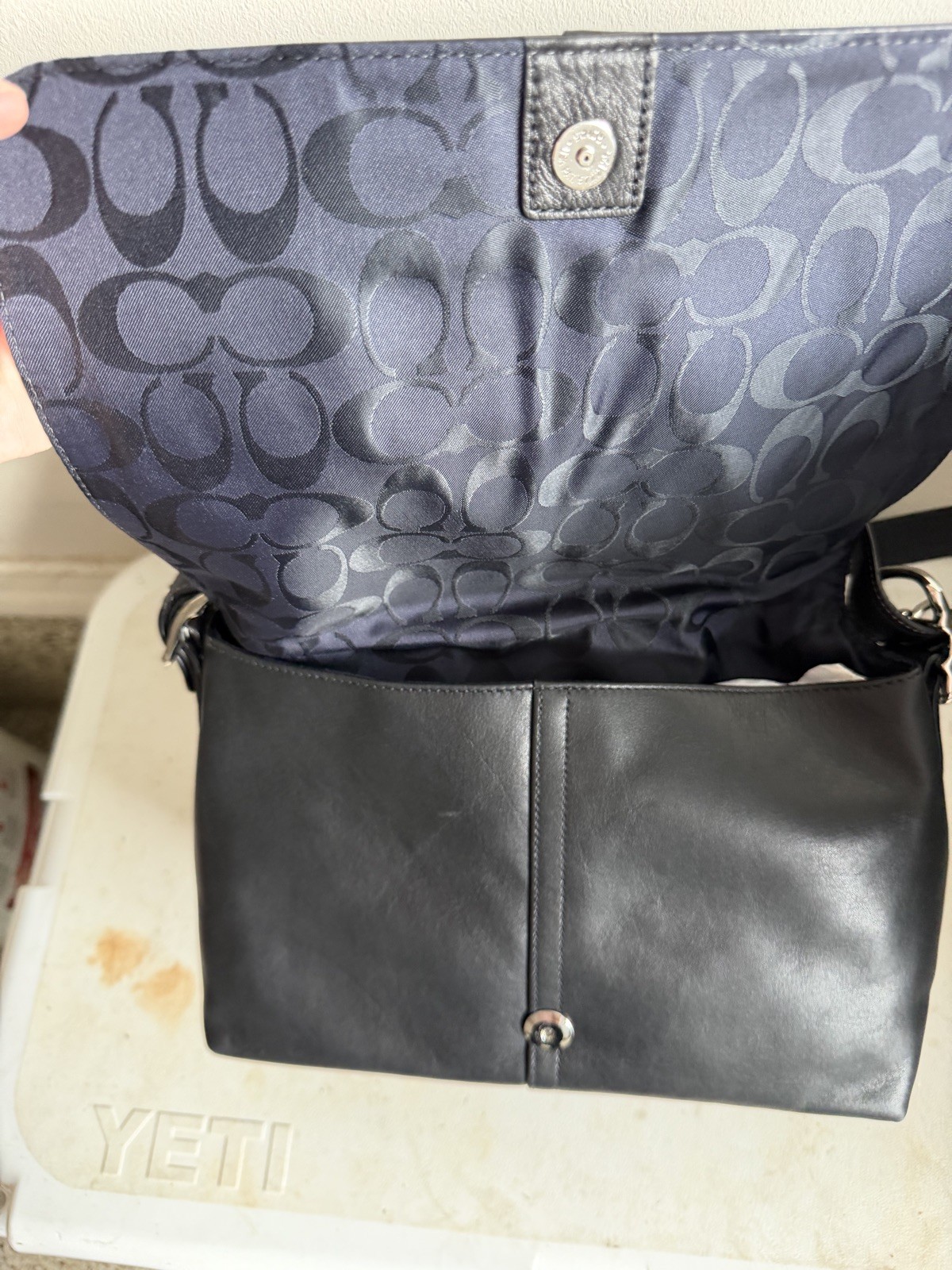 NEW Coach Vintage (‘07) Leather Shoulder Bag with Flap