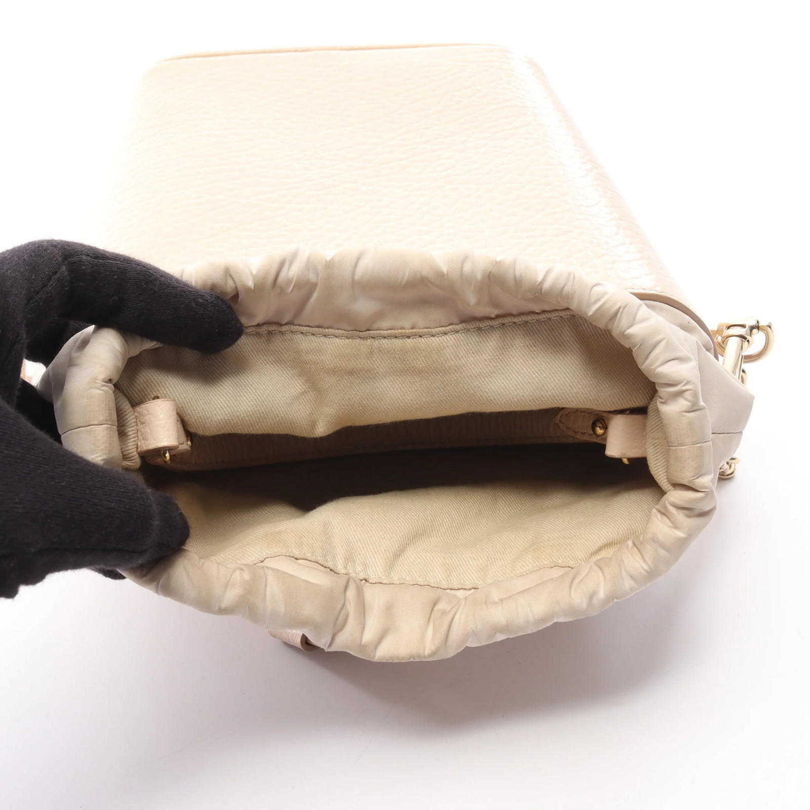 Maison Margiela 11 5AC Handbag Beige Leather #RCB2158