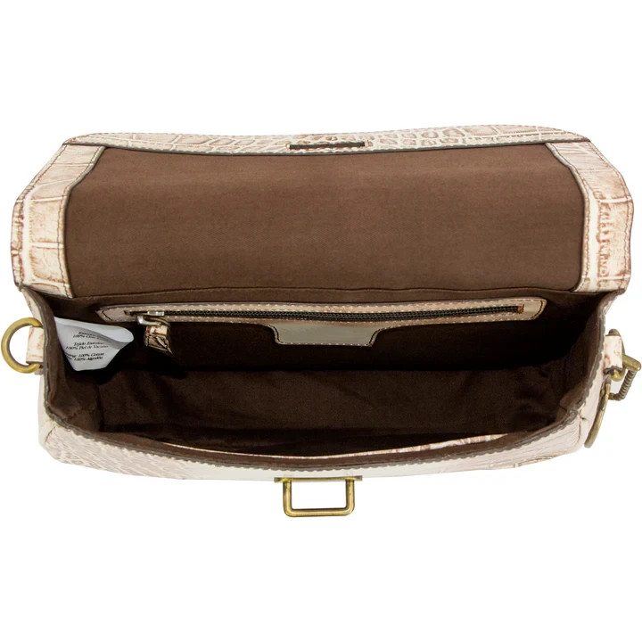 Smith & Wesson Concealed Carry Cross Body Bag Purse Croc Print CCW Bag Brown NEW