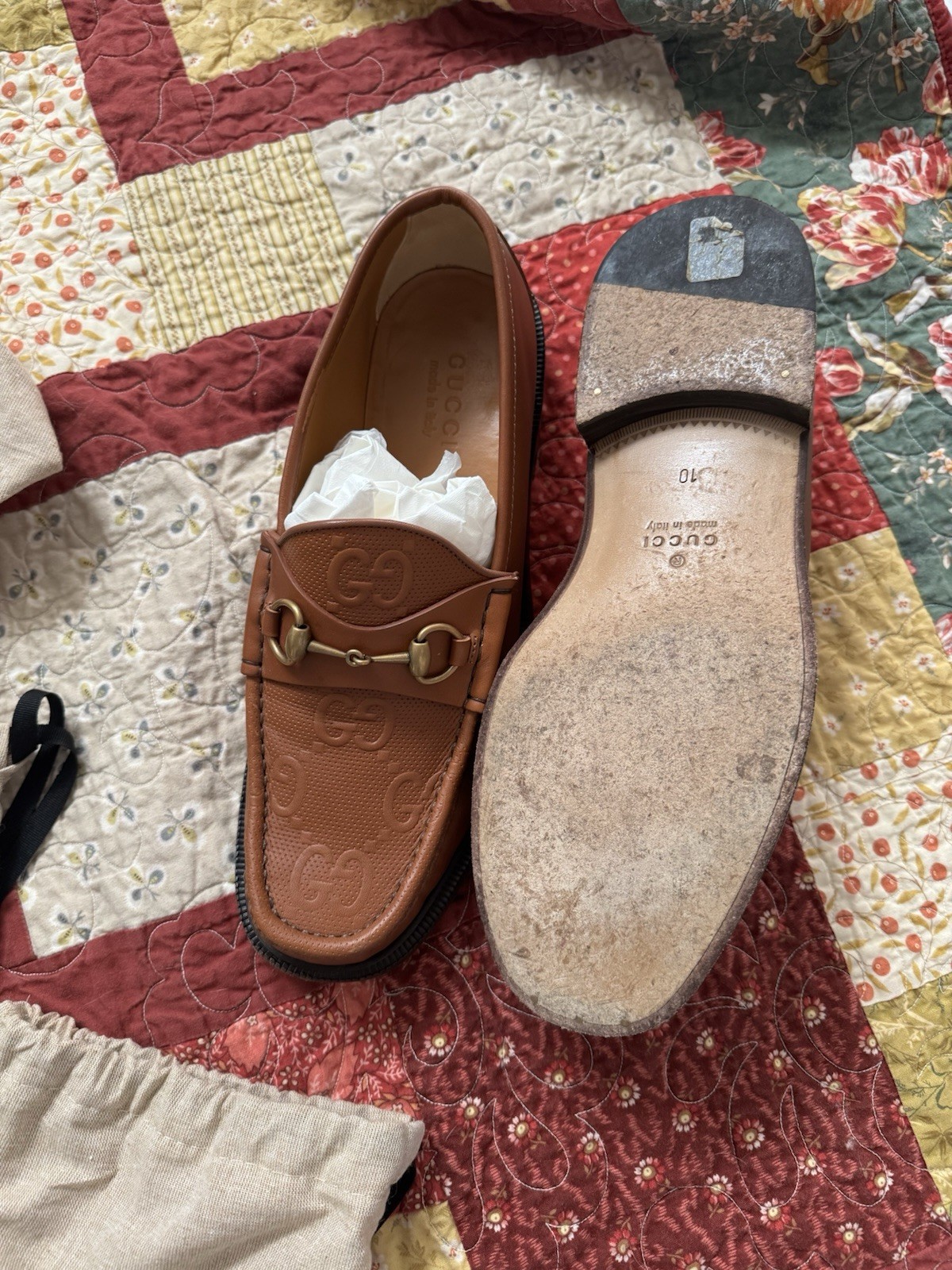 Authentic Gucci GG Leather Collection (Complete Matching Set)