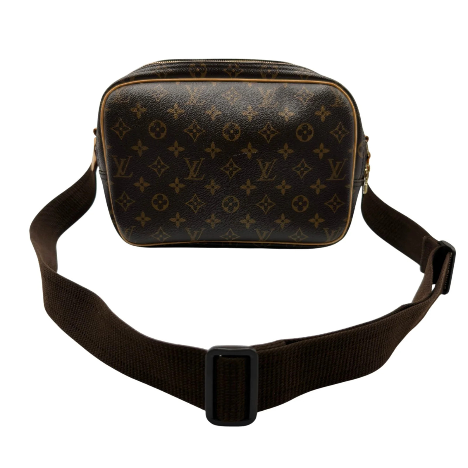 LOUIS VUITTON Reporter PM Brown Monogram Shoulder Bag M45254 #OKB8408