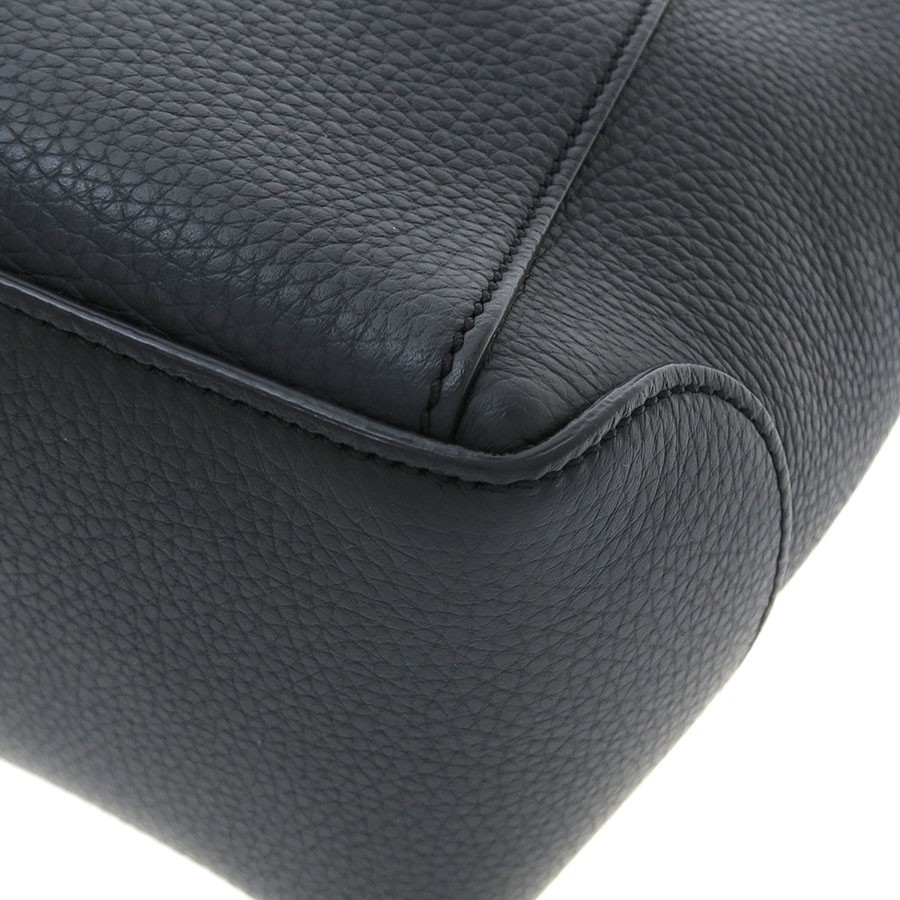 Tod’s Leather Handbag Black Shoulder Bag #SAB15513