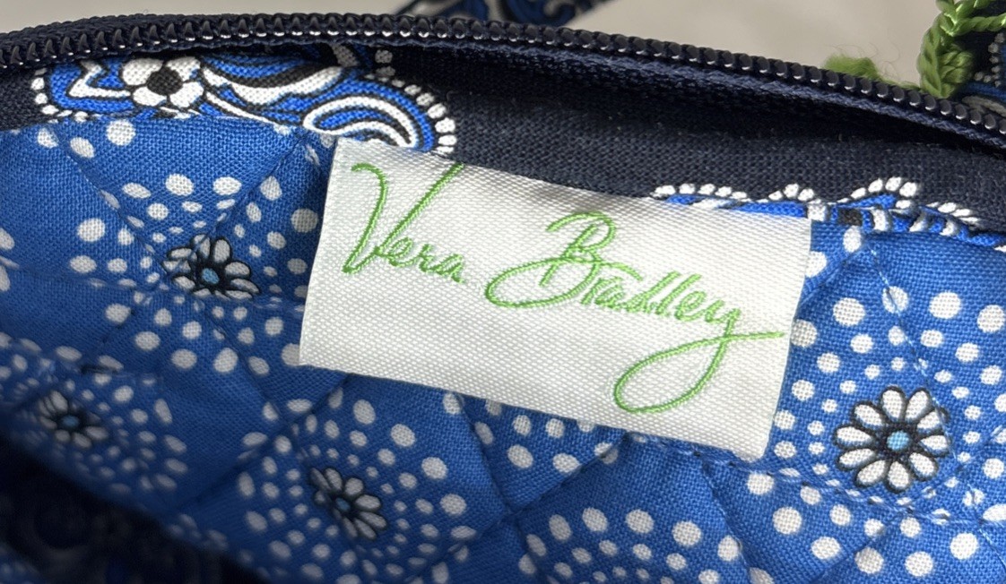 Vera Bradley Retired Audrey Calypso Mini Bowler Clutch Handbag Cotton Fabric