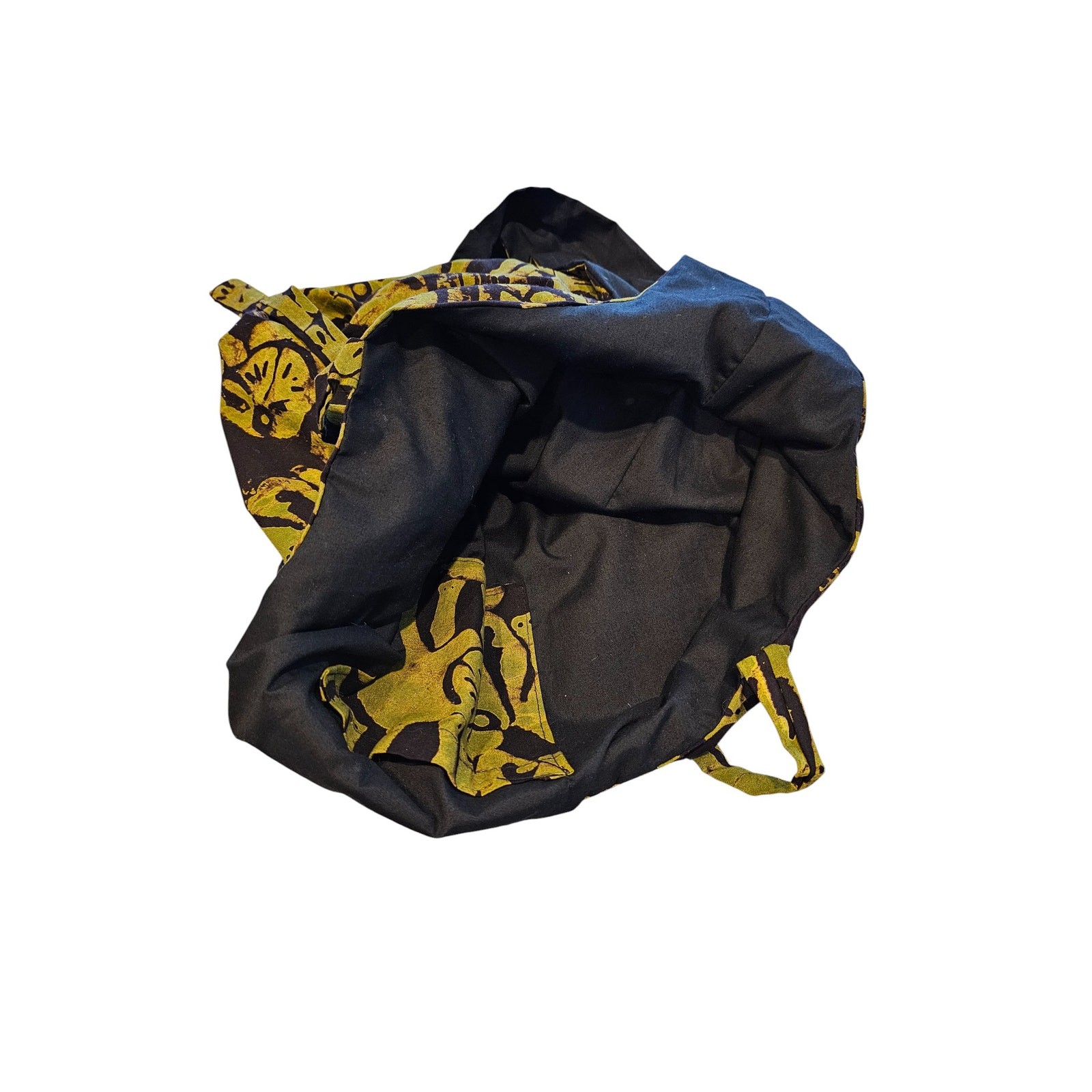 Sling Bag – All Over Elephant Print by Outreach Uganda Handmade Green Black