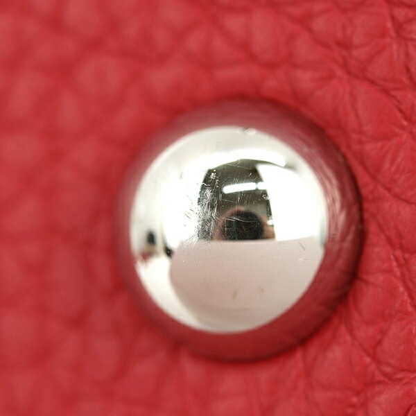 Hermes Bolide 31 Handbag Shoulder Bag 12.2in Clemence Leather Rouge Coeur Red 99