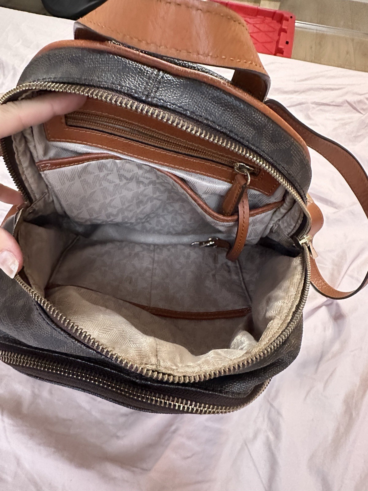 Michael Kors Women’s Medium Backpack, pre-owned with flaws