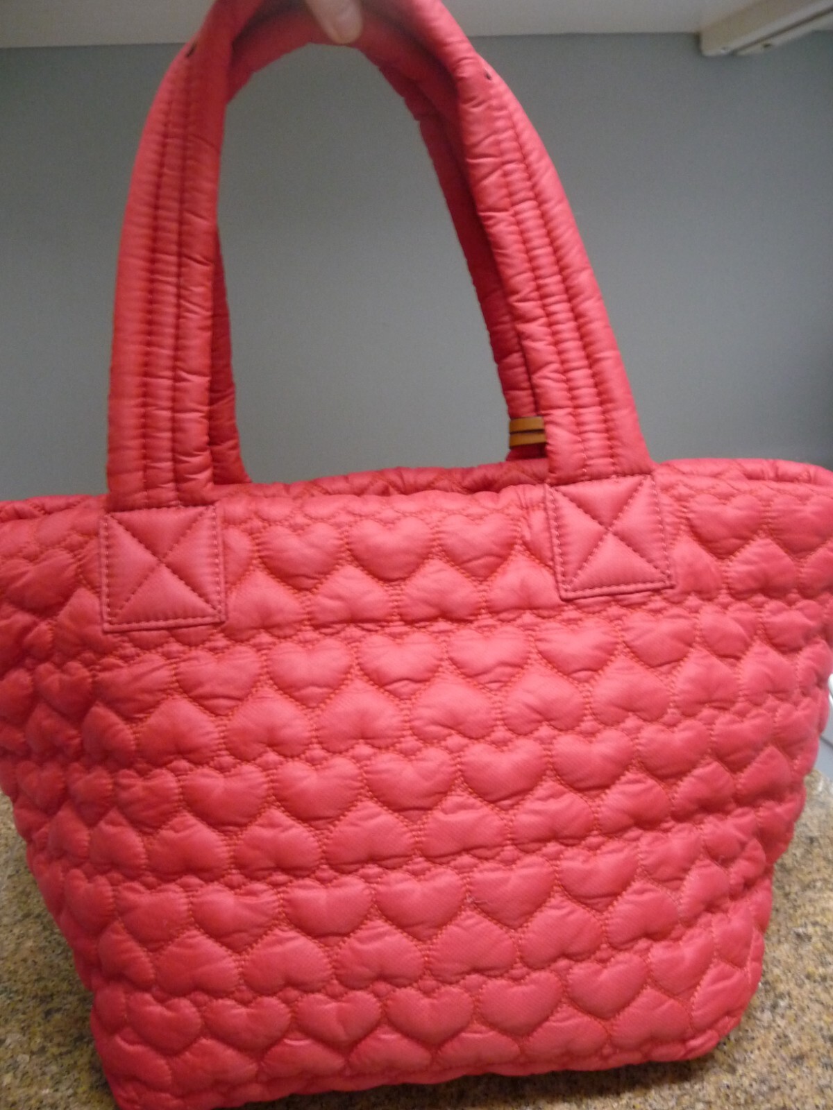 New Brighton Red Karter Large Quilted Tote Bag – Heart to Heart Collection