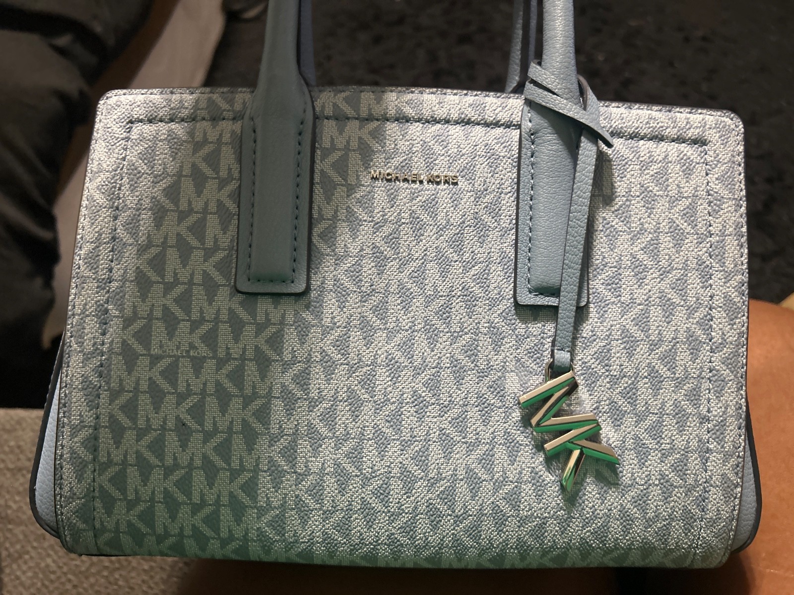 michael kors purse and wallet set used