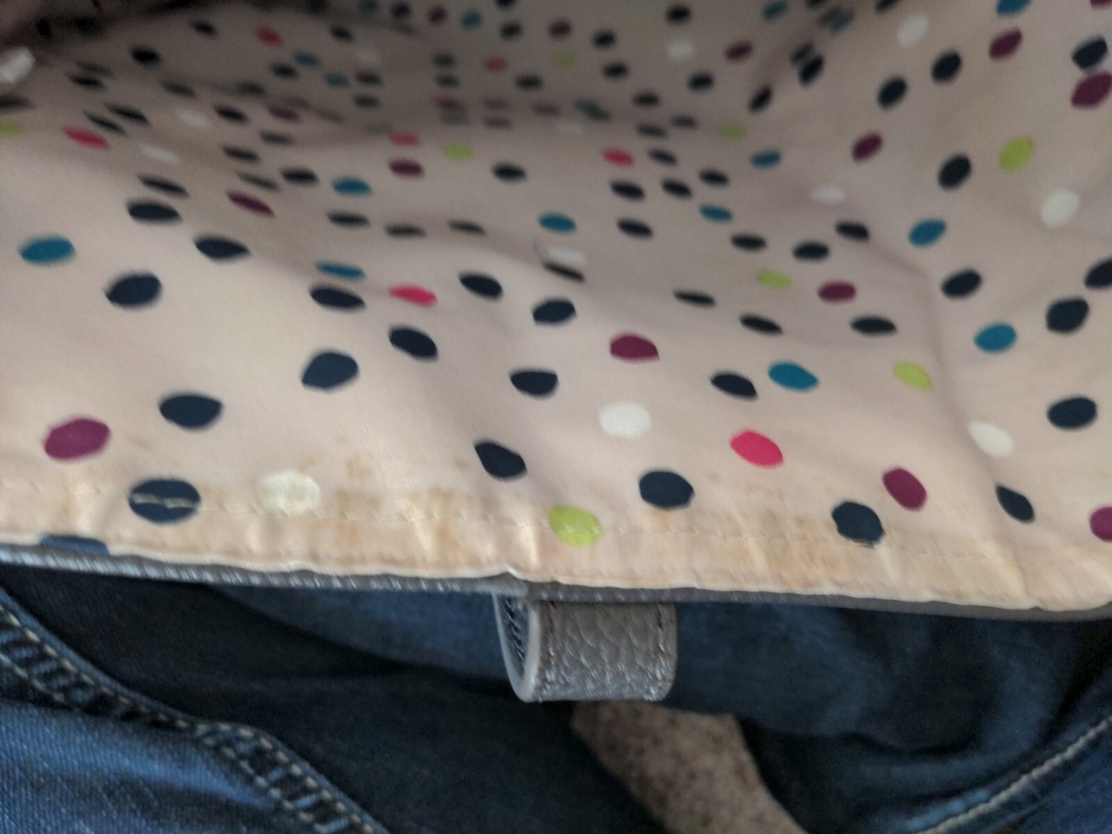 Thirty One Around Town Tote City Charcoal Pebble USED