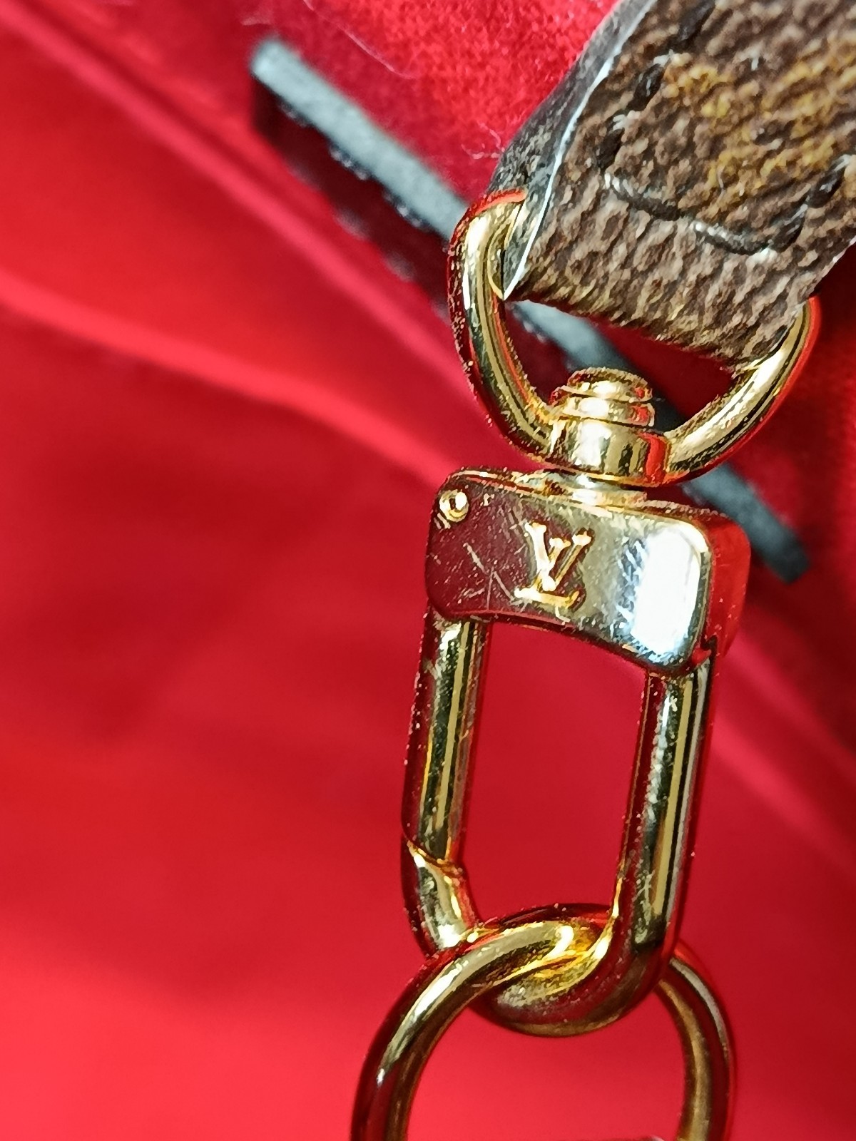 Louis Vuitton Onthego GM Giant Monogram Reverse Tote Bag MZ0199 2019 Auth