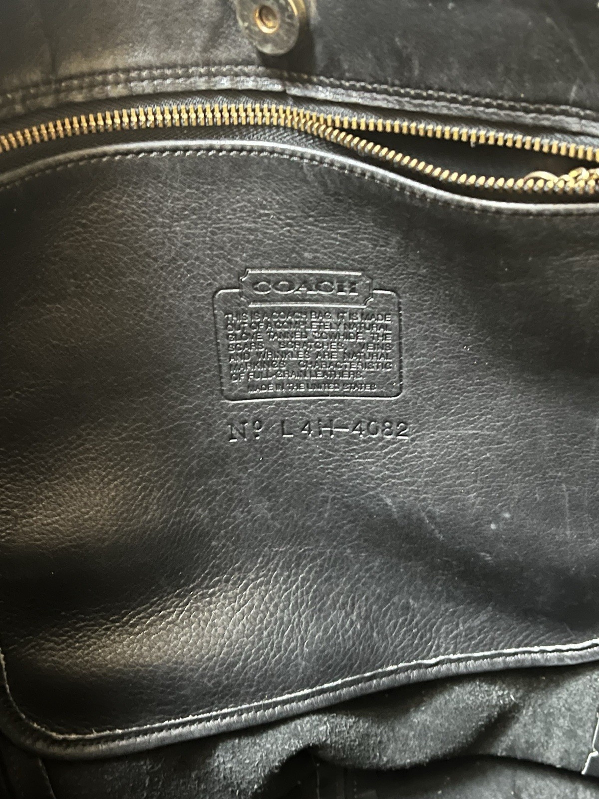Coach Black Solid Tote Bag, Double Handles, Magnetic Closure, Pockets, Charm