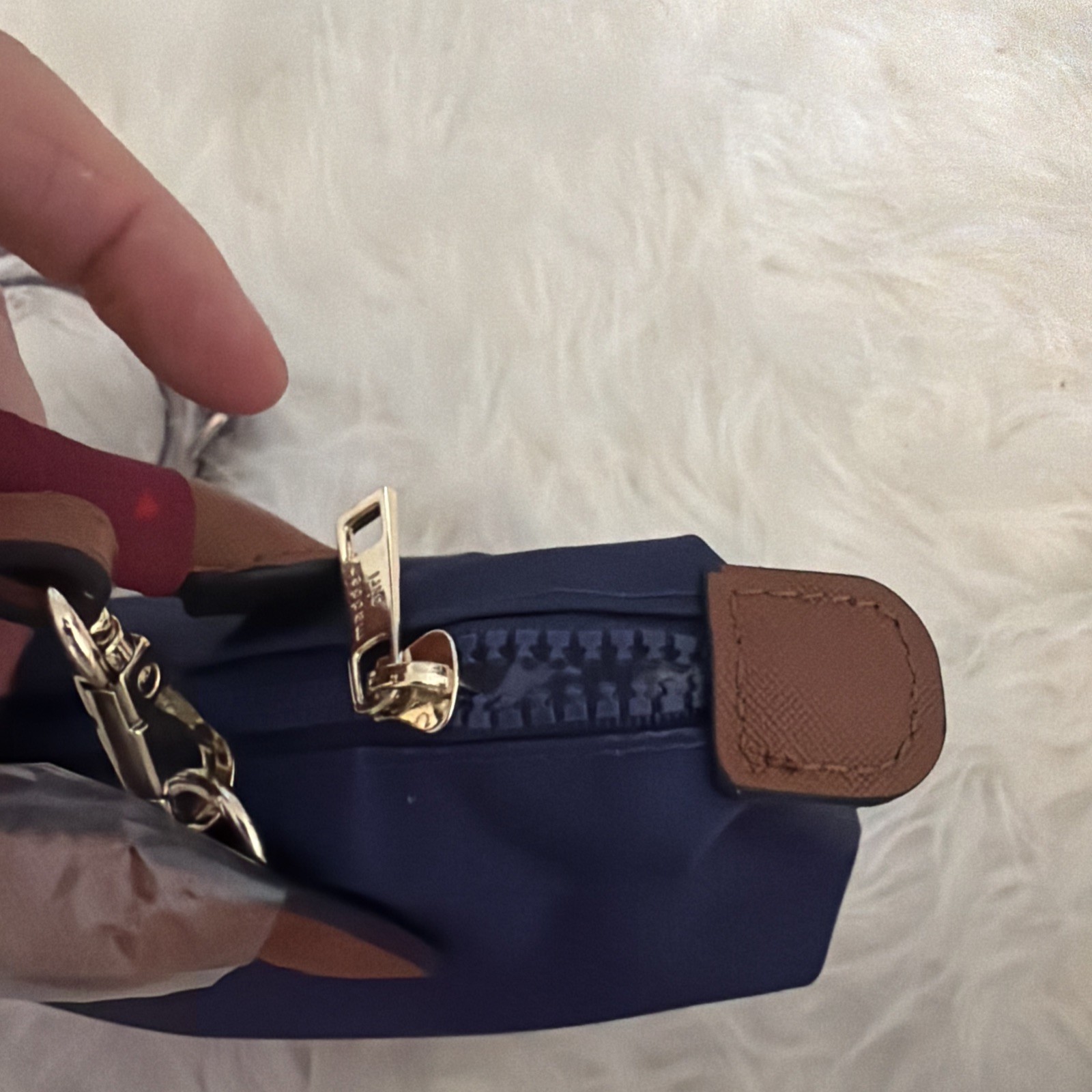 Madden Girl Blue Mini Tote Bag Crossbody Hook for Charm NEW