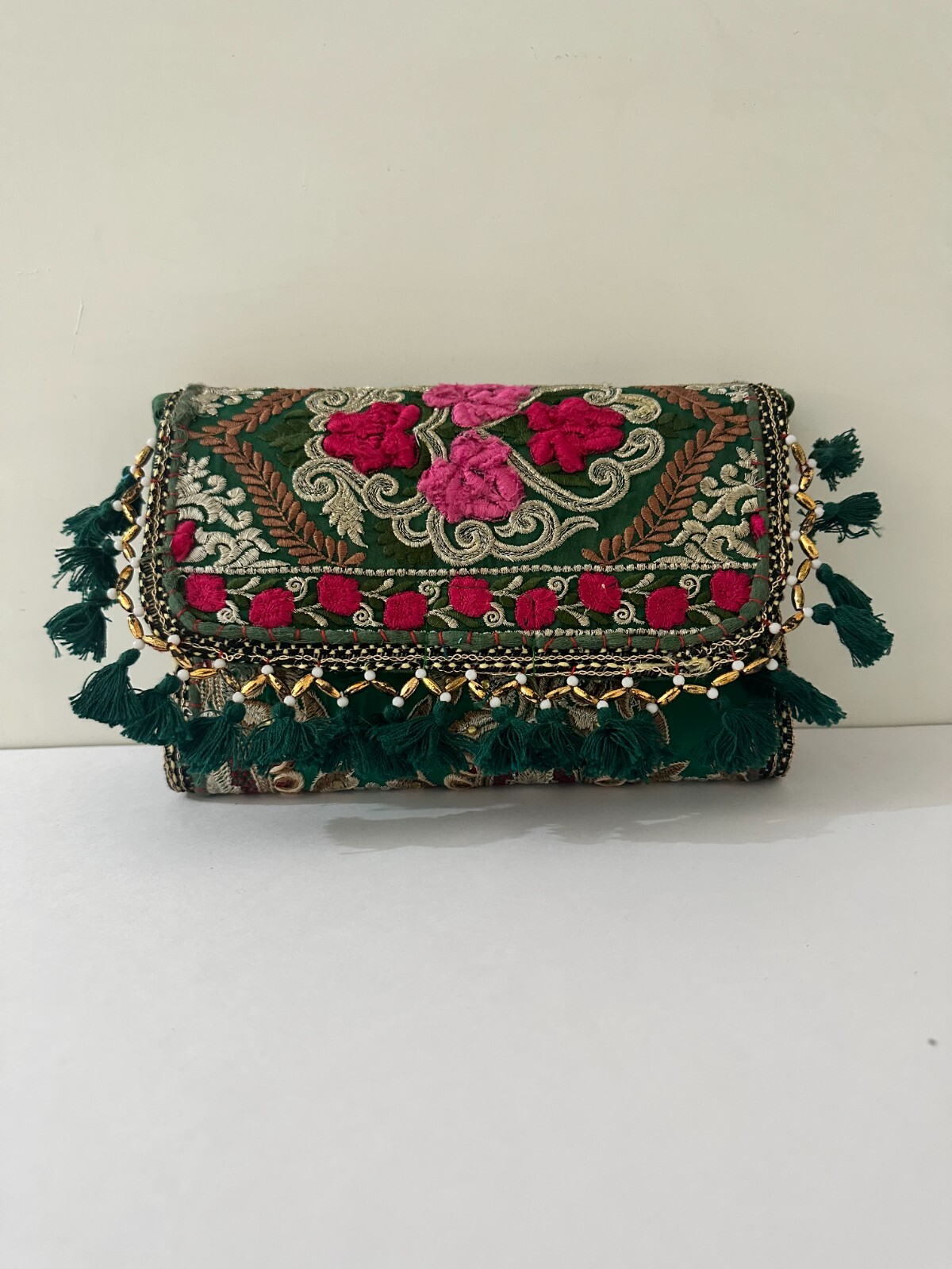 New Ethnic Handmade Patchwork Decorative Clutch Bags “7×7”