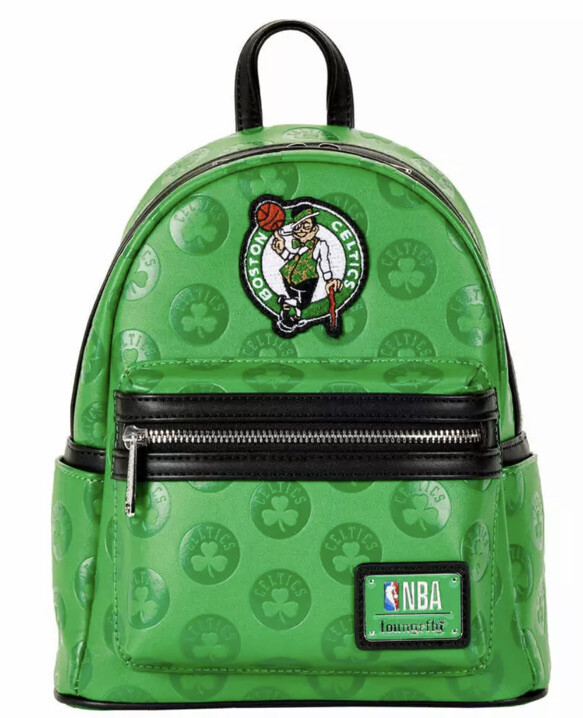 Loungefly NBA Boston Celtics Logo Mini Backpack
