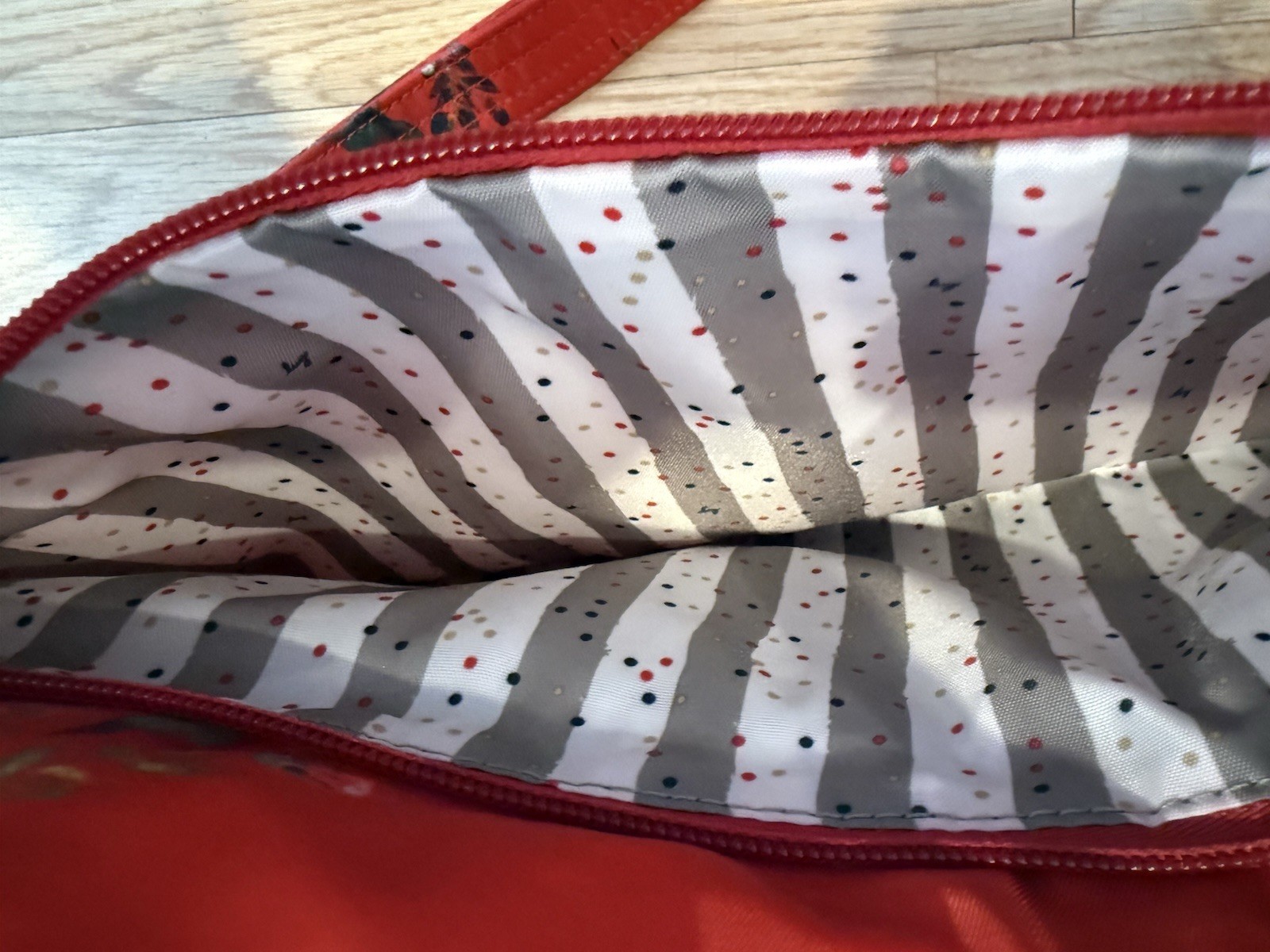 Lug Shimmy SE RFID-Blocking Crossbody Bag, Water-Repellent Polyester, Red