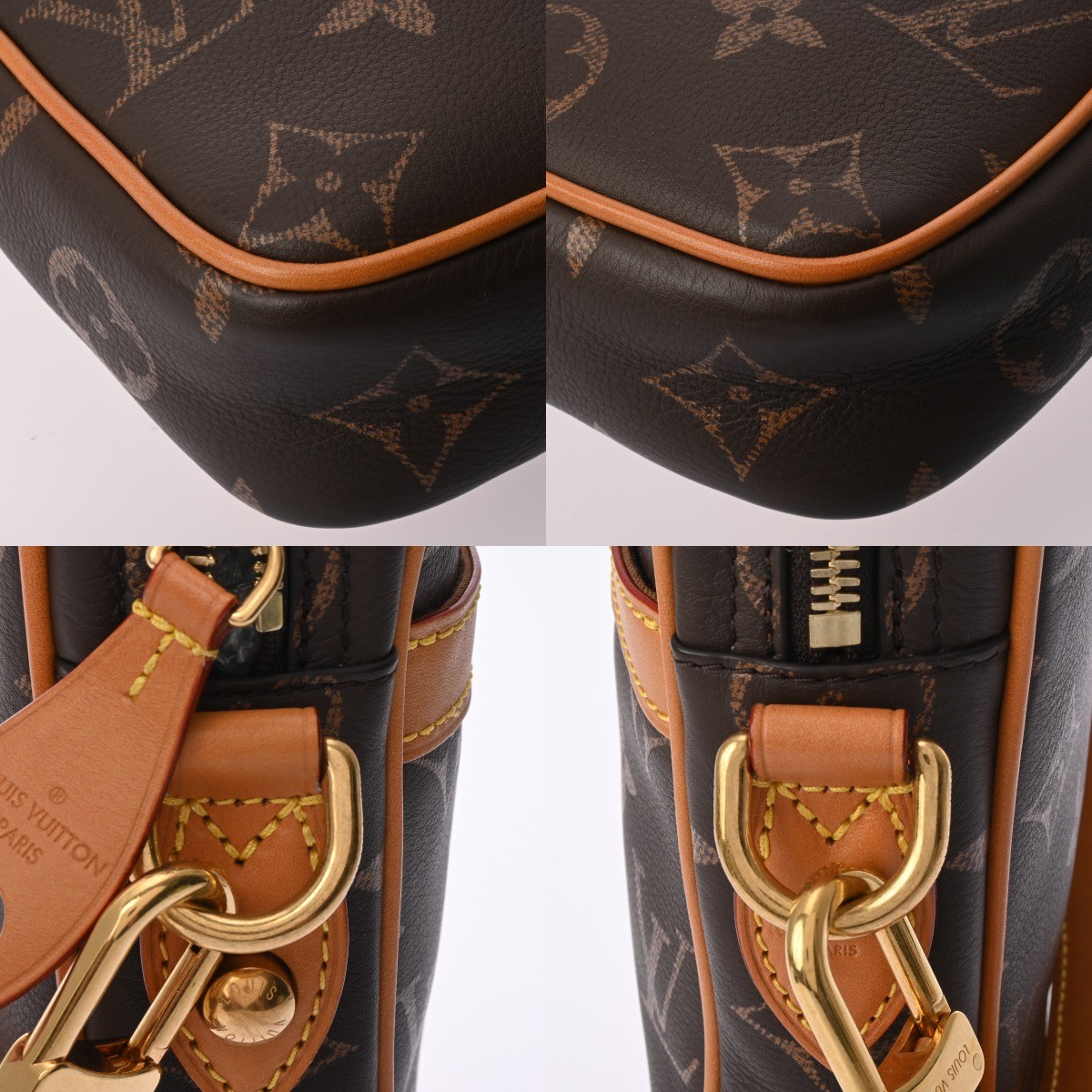 Louis Vuitton M14106 Shoulder Bag Monogram Canvas Brown #WB1141