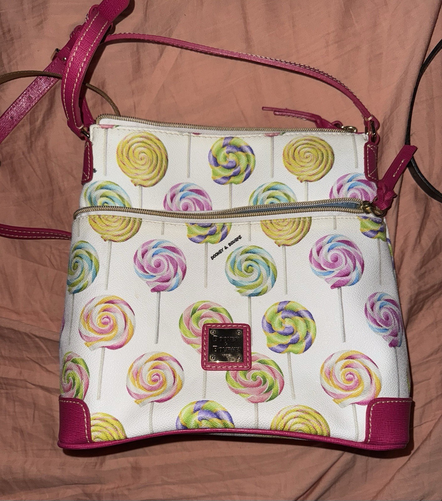 Dooney & Bourke Lollipop Letter Carrier Crossbody