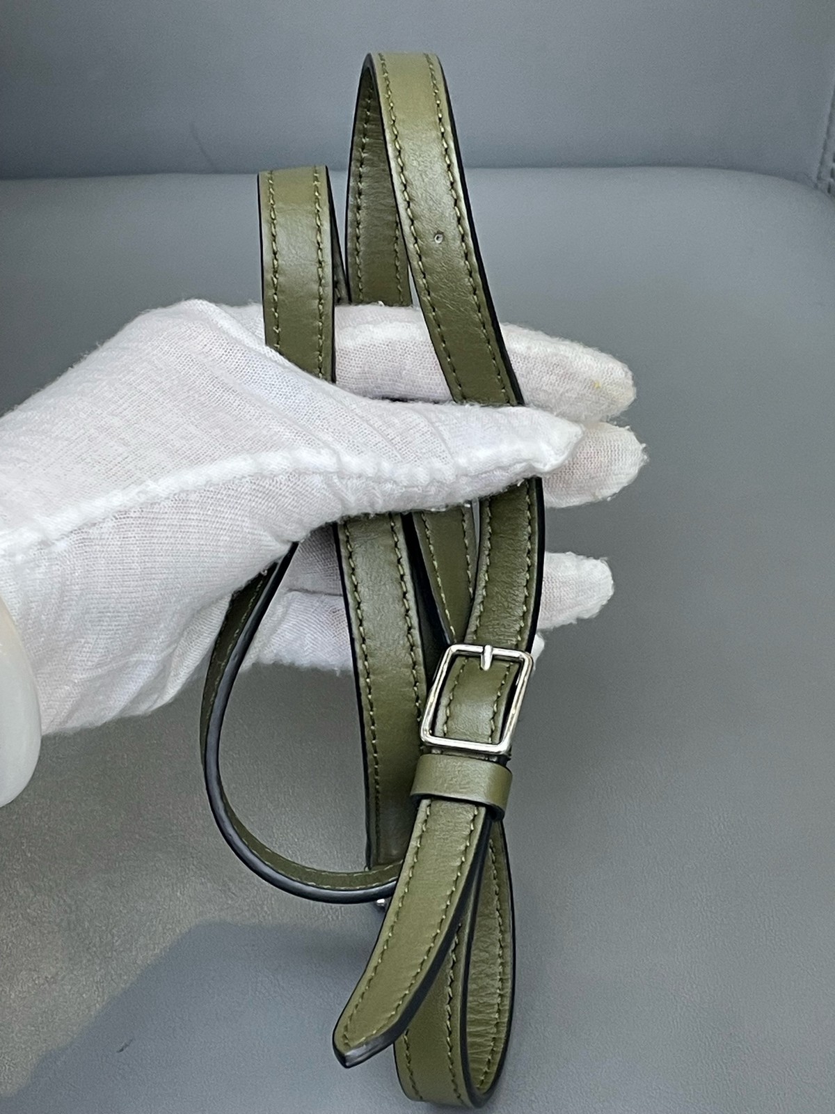 Celine Big Bag Mini Olive Green Smooth Calfskin Handbag Crossbody Duty Paid