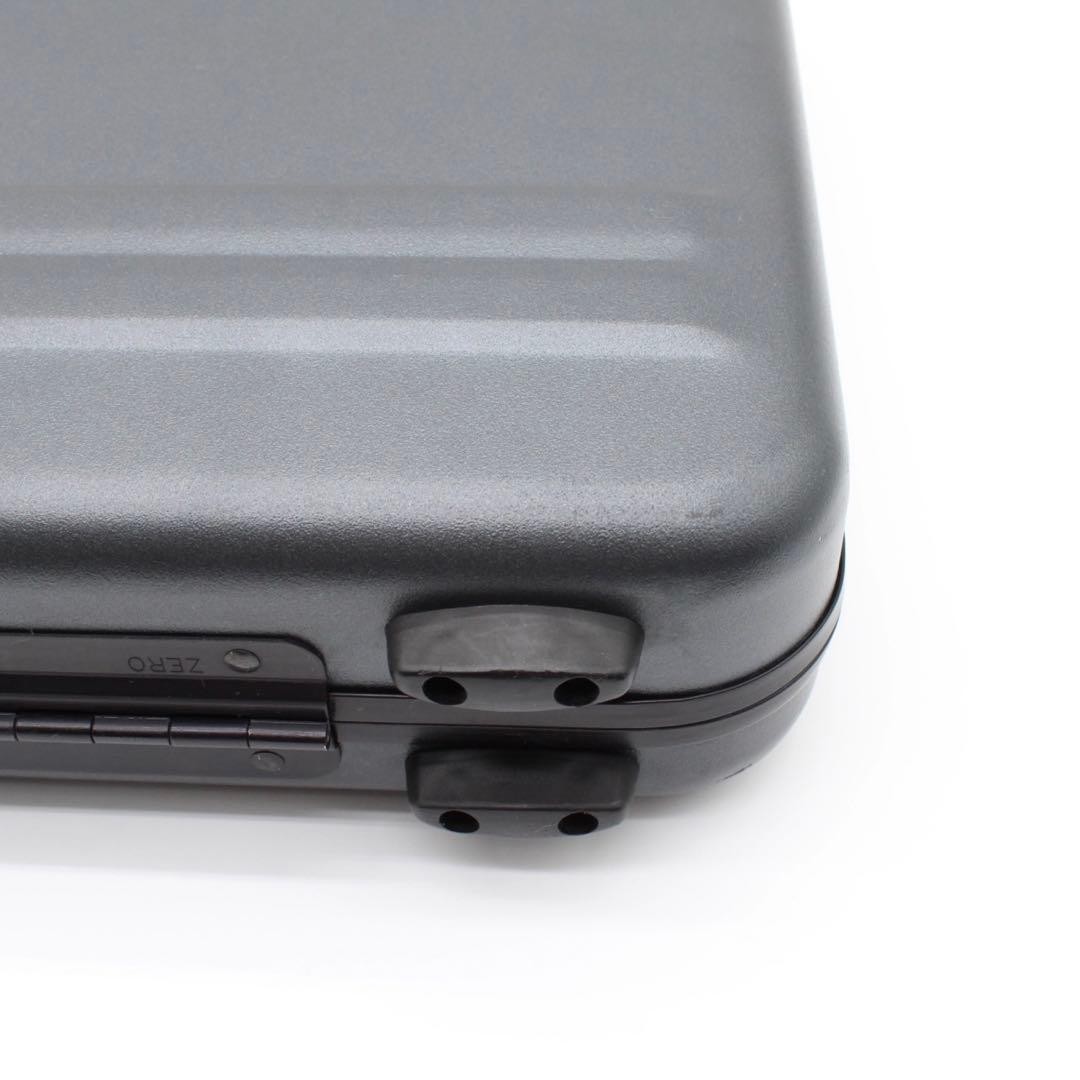 Zero Halliburton Aluminum Attache Case Business Bag Gray Japan 074174