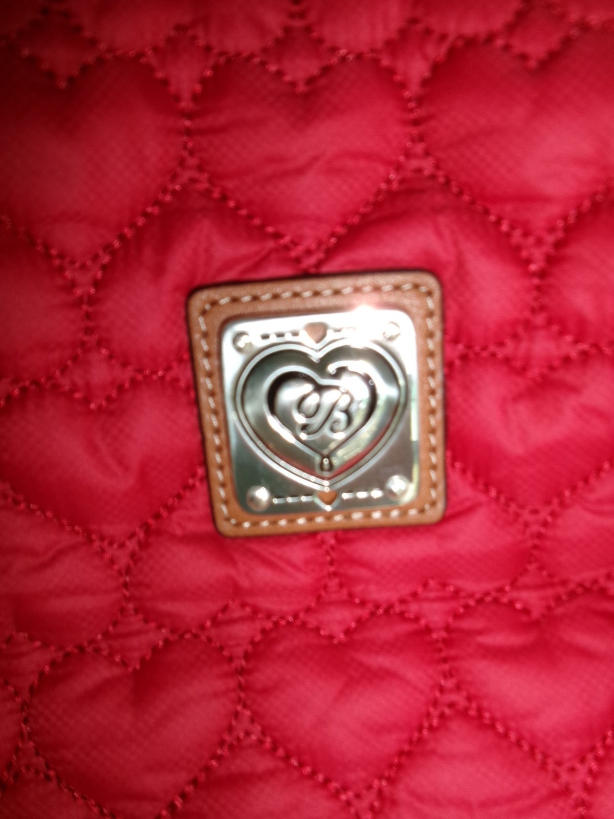 New Brighton Red Karter Large Quilted Tote Bag – Heart to Heart Collection