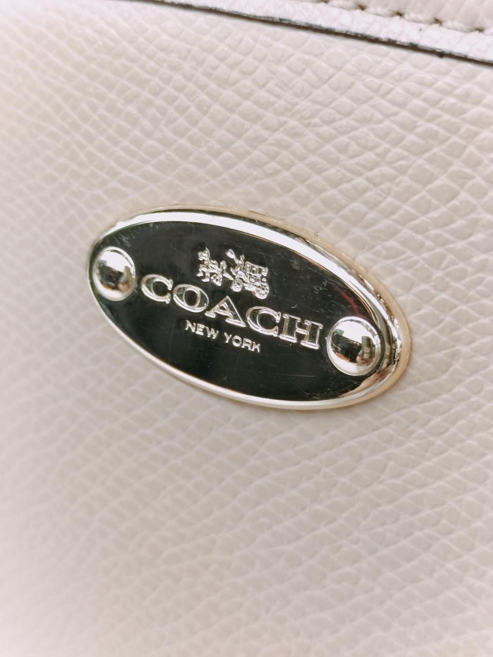 COACH 2WAY Shoulder Bag 13.4 x 9.3 x 4.3 in Pre-Owned Japan F/S USED