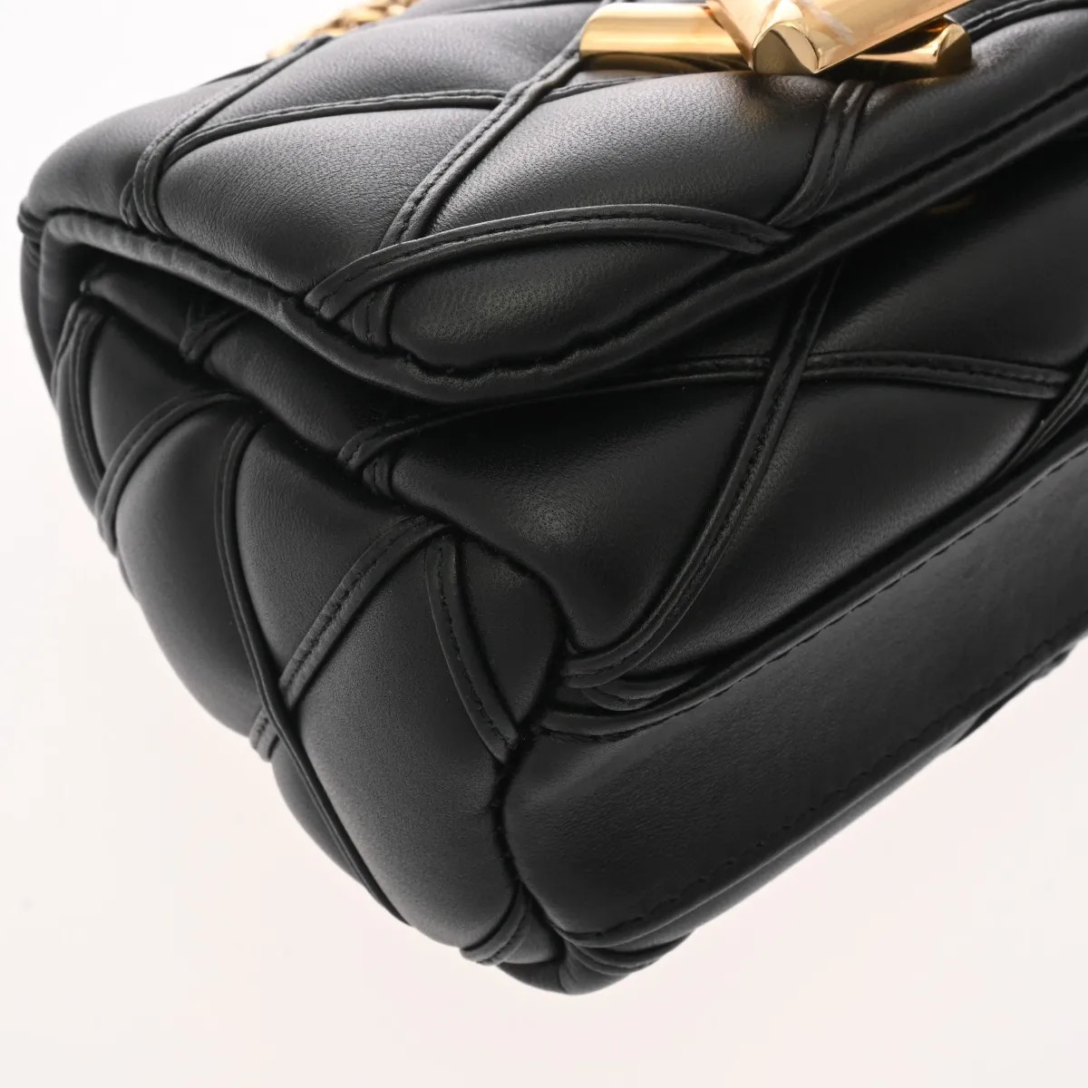 Louis Vuitton PICO GO-14 M23625 Shoulder Bag LambskinLeather Black #WB1125